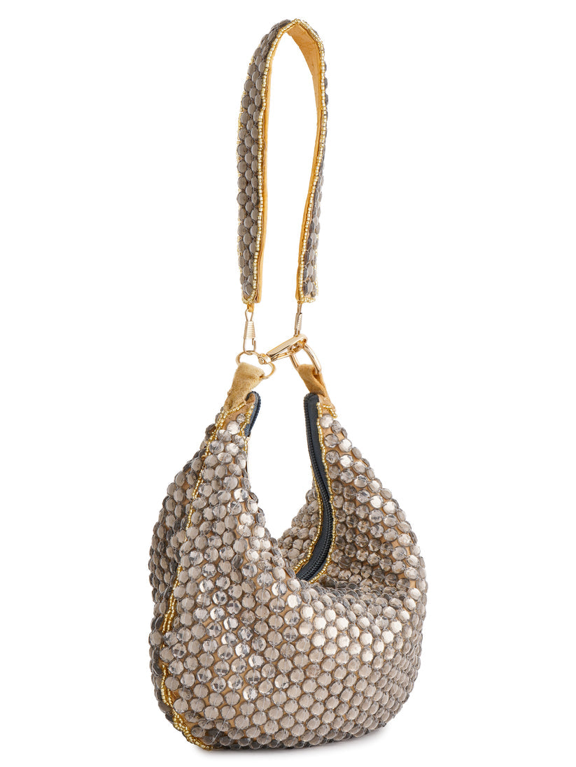 CY A Clutch Story Smoky Quartz Purse Front 2