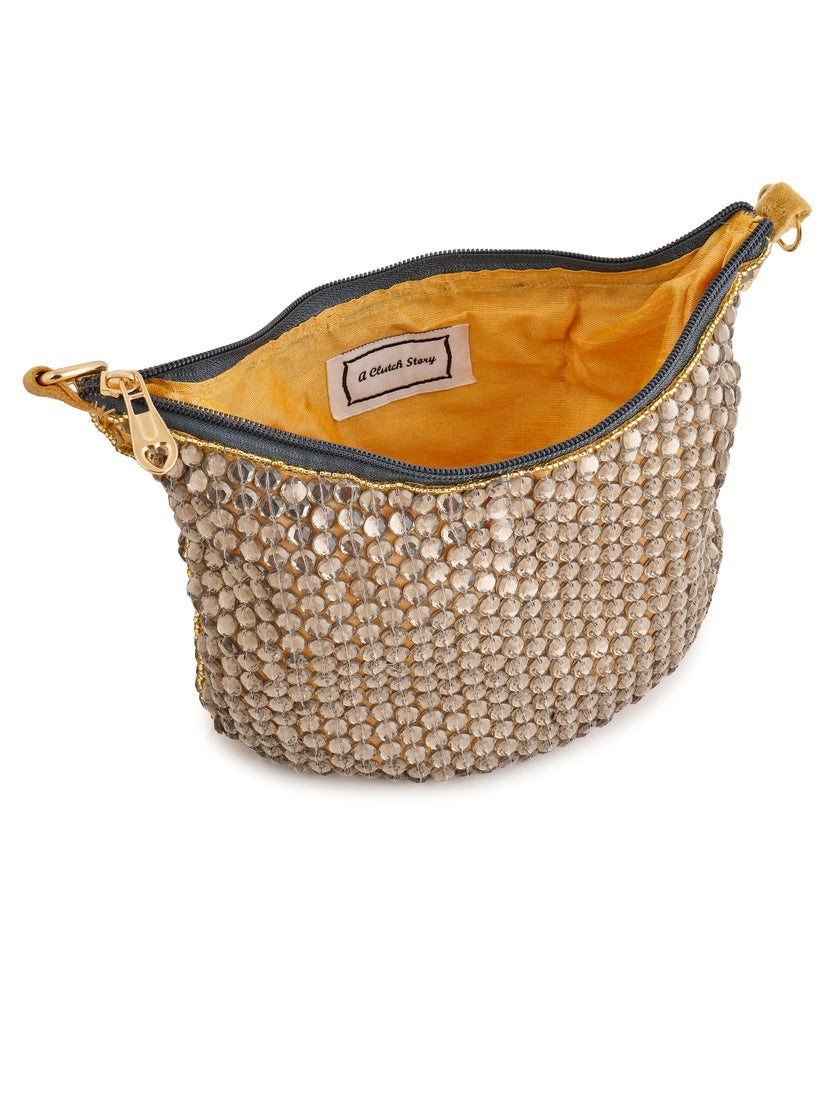 CY A Clutch Story Smoky Quartz Purse Front 4