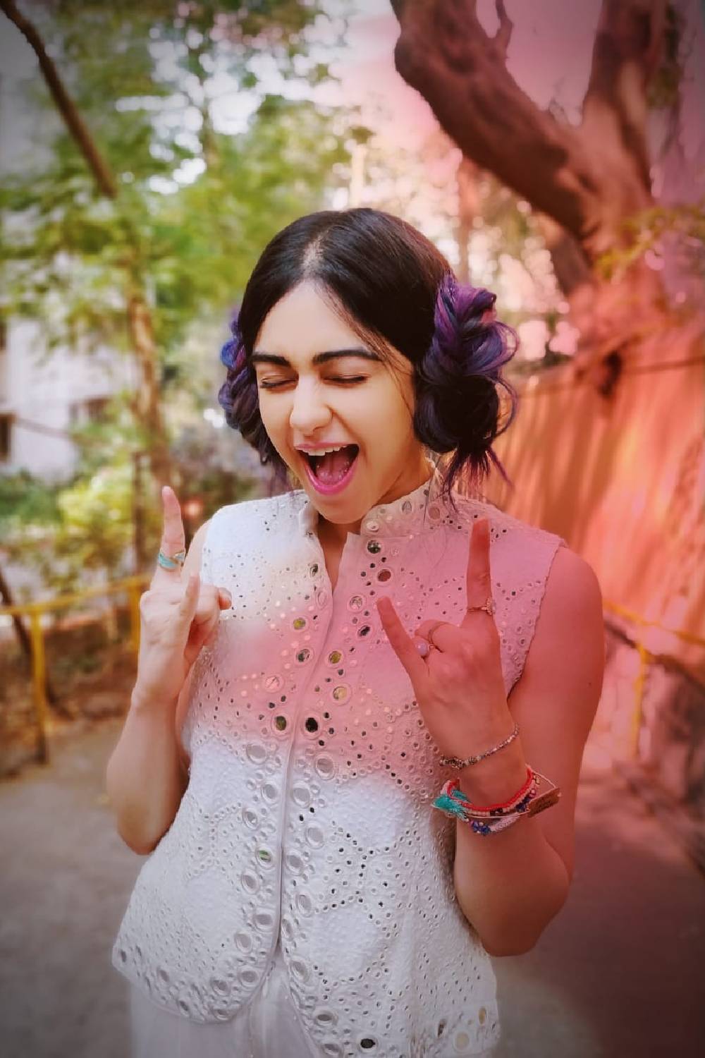 CY Adah Sharma in Jacket Set By 29 India Closeup 1