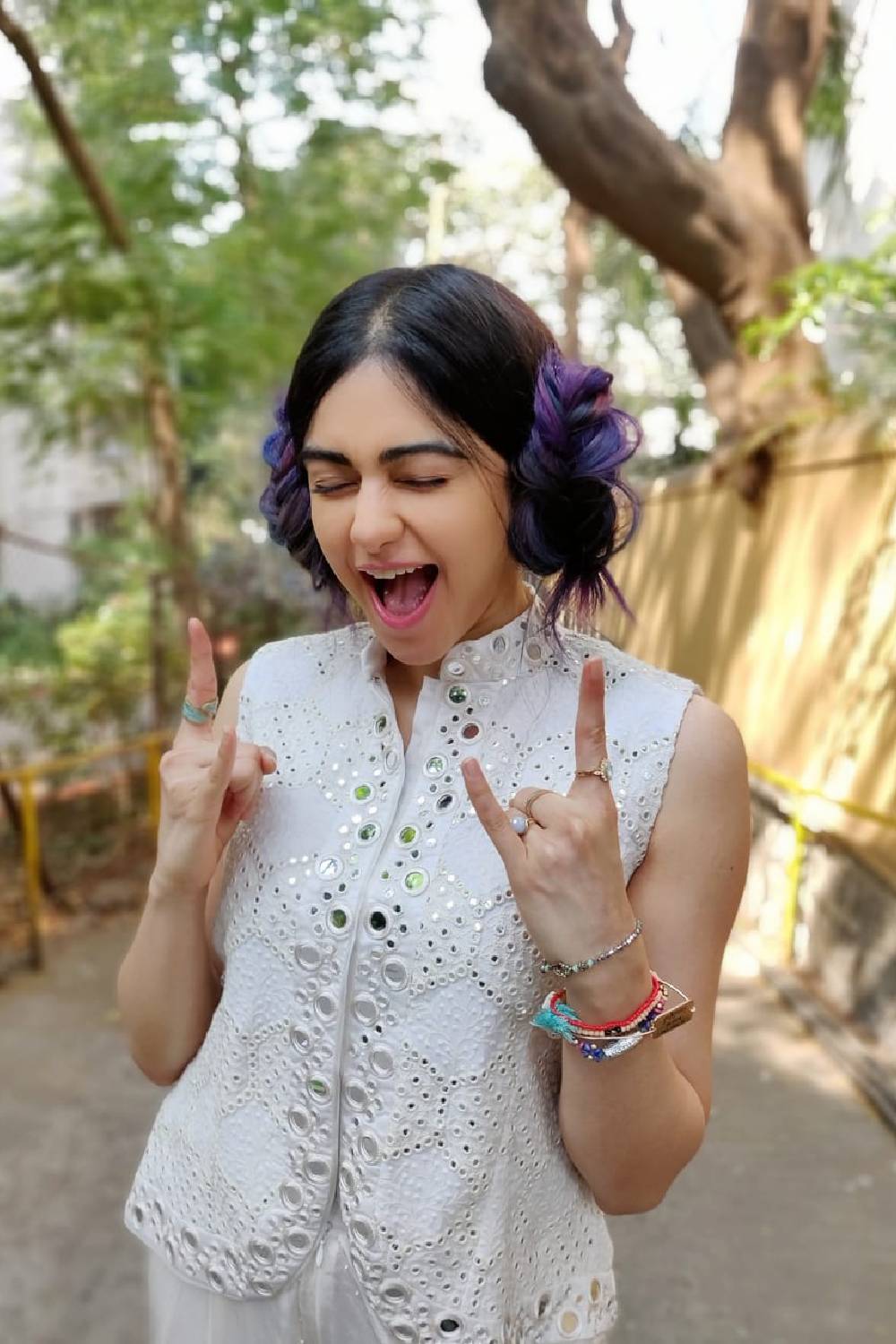 CY Adah Sharma in Jacket Set By 29 India Closeup 2
