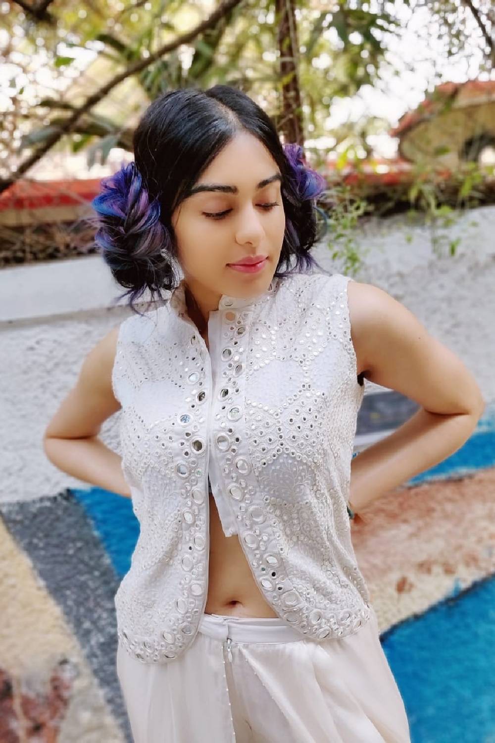 CY Adah Sharma in Jacket Set By 29 India Front 1