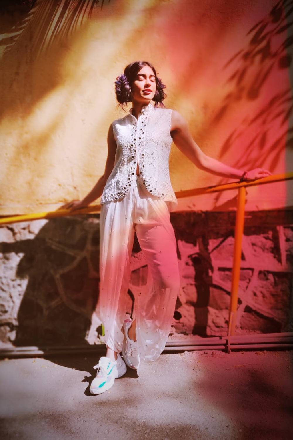 CY Adah Sharma in Jacket Set By 29 India Front 2