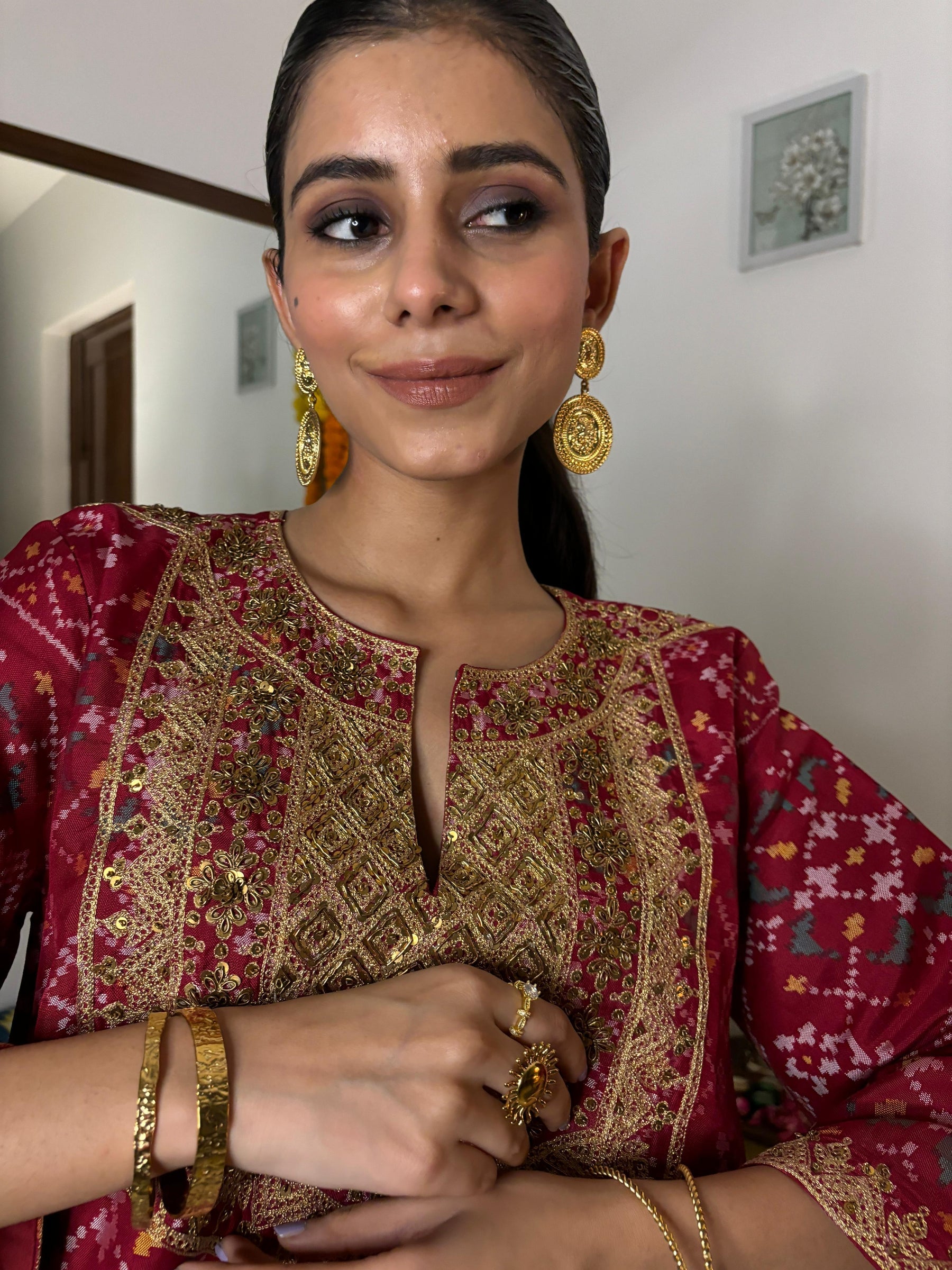 CY Ayushi In Dhoti Salwar Set By 29 India Closeup 2