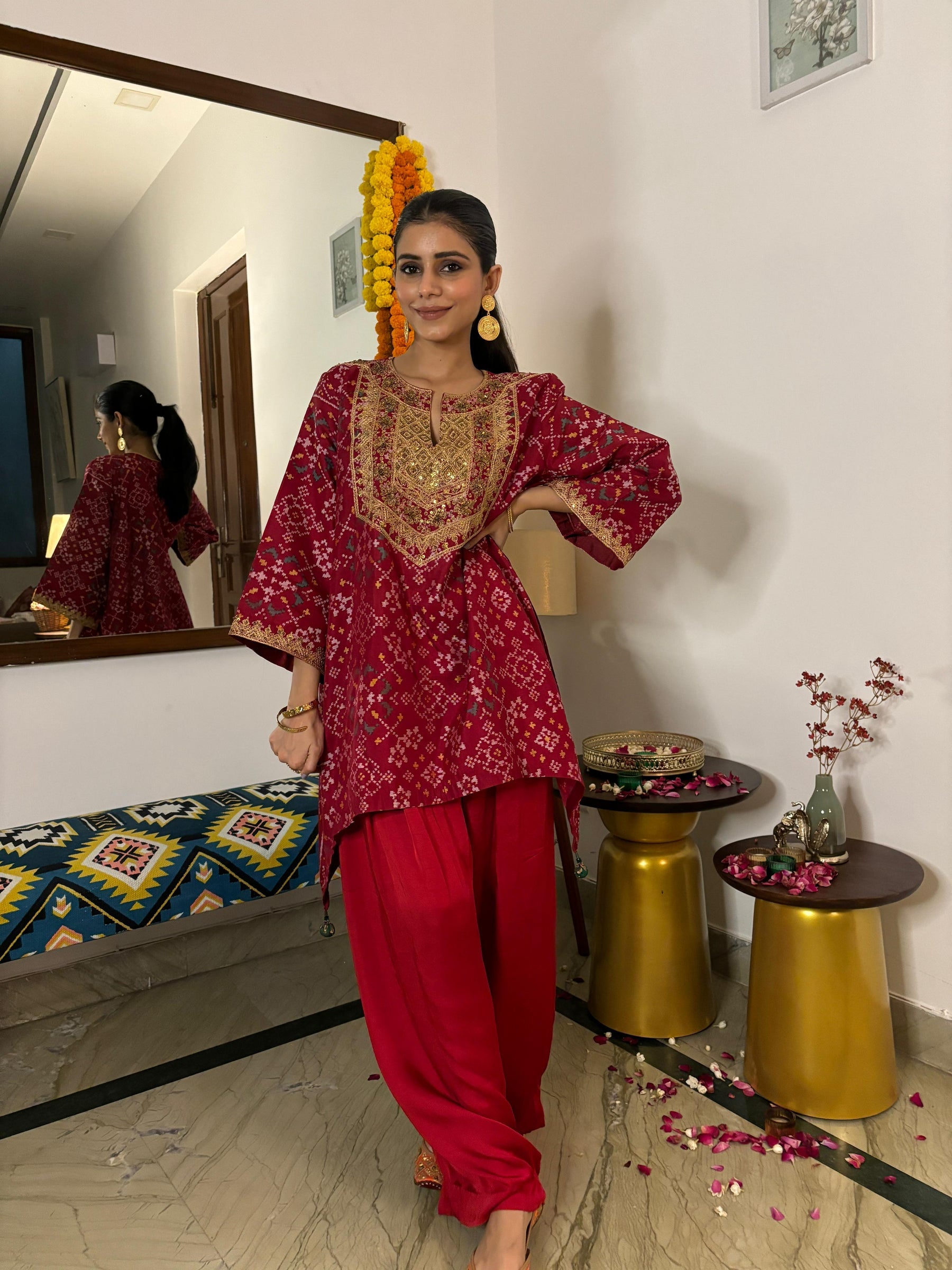 CY Ayushi In Dhoti Salwar Set By 29 India Front 1