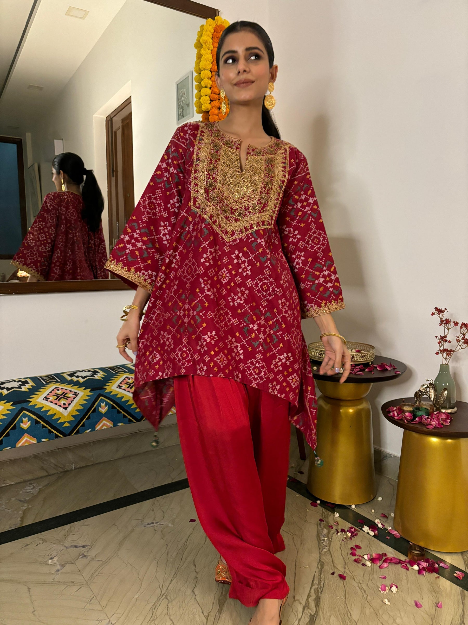 CY Ayushi In Dhoti Salwar Set By 29 India Front 2