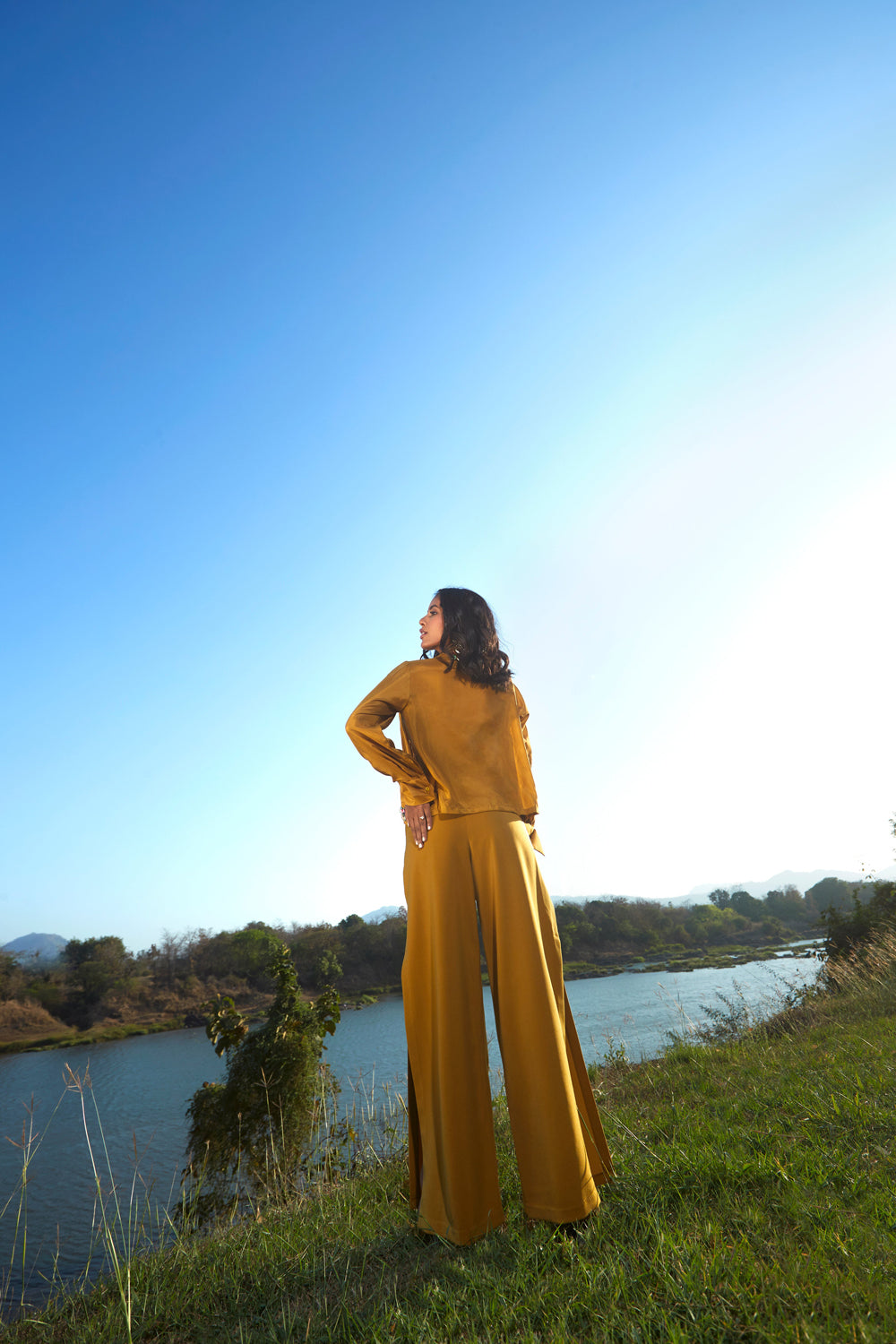 Olive Co-Ord with Corded Jacket