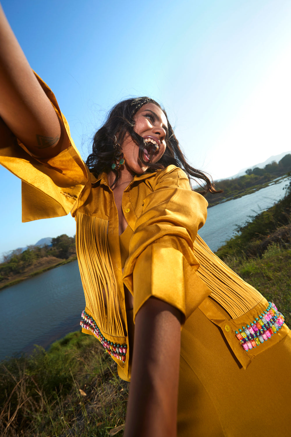 Olive Co-Ord with Corded Jacket