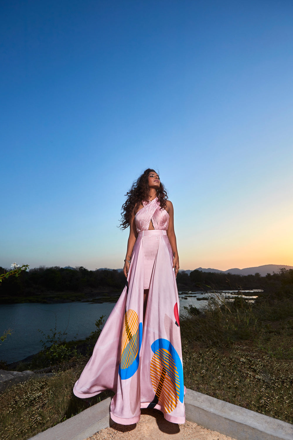 Pink Criss Cross Dress