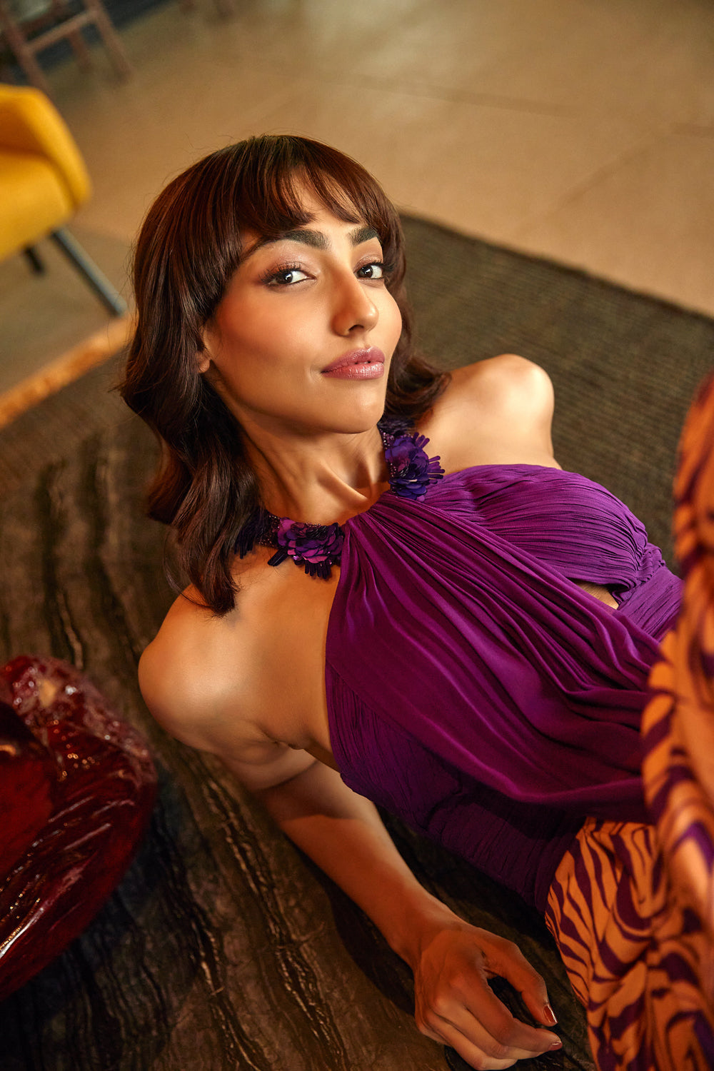 Halter Neck Printed Jumpsuit