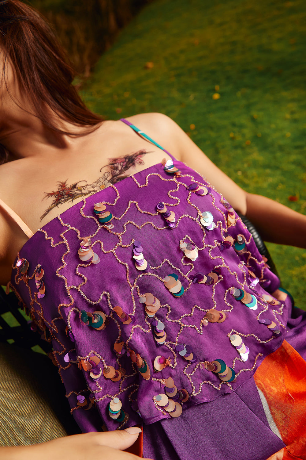 Silk Printed Jumpsuit