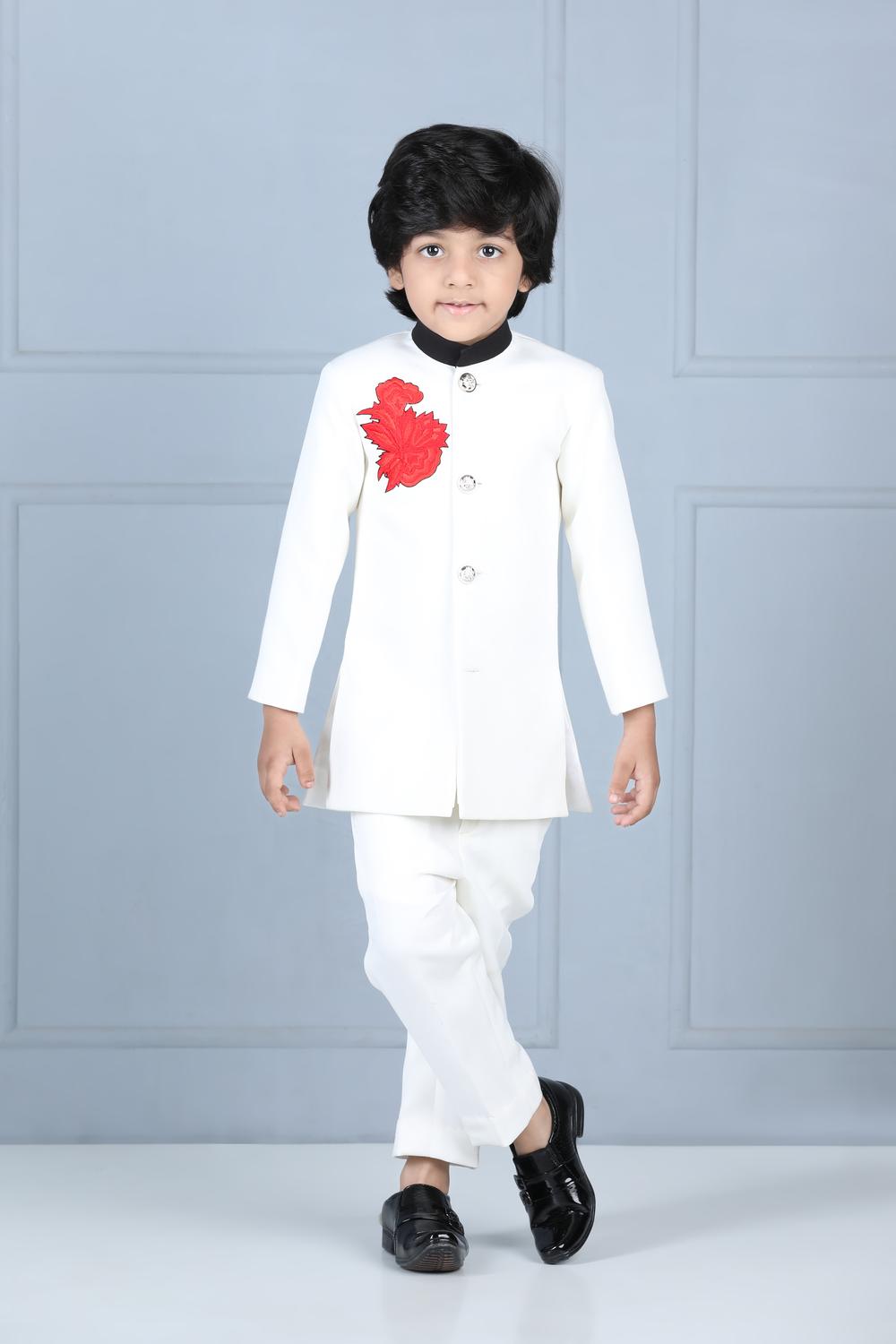 Ajkan With Flower Motif