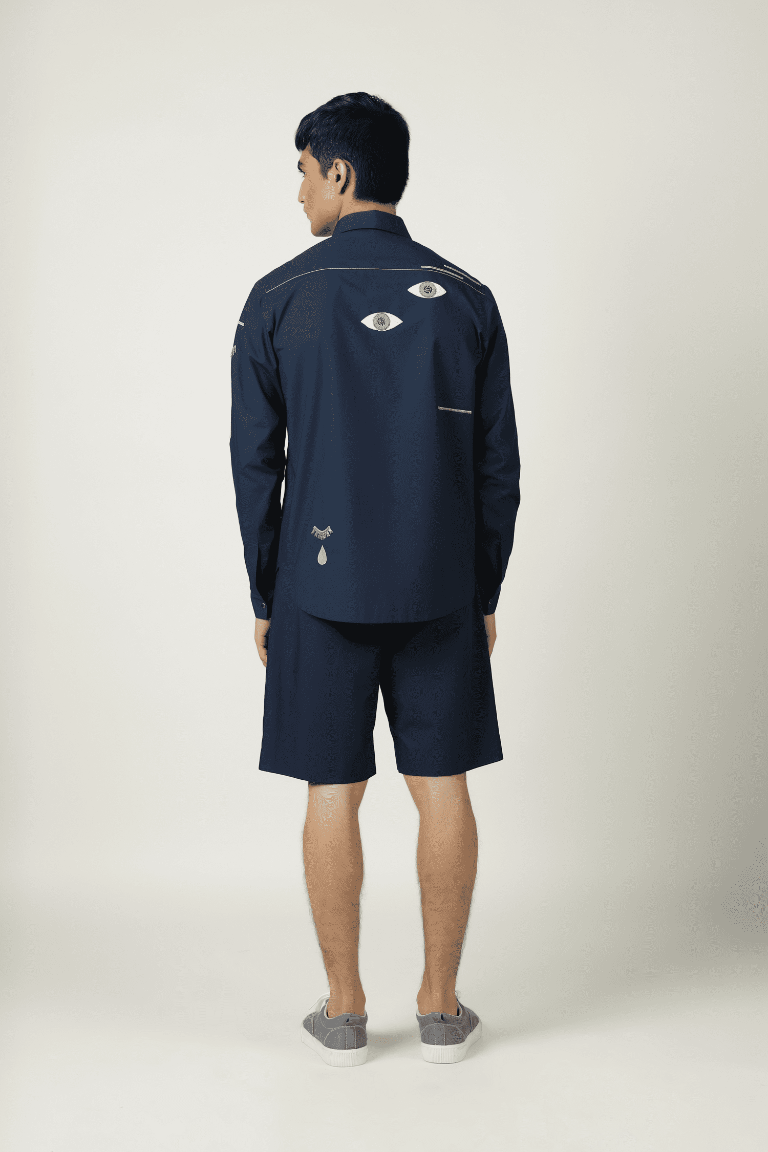 Facial Expressions Shirt With Shorts