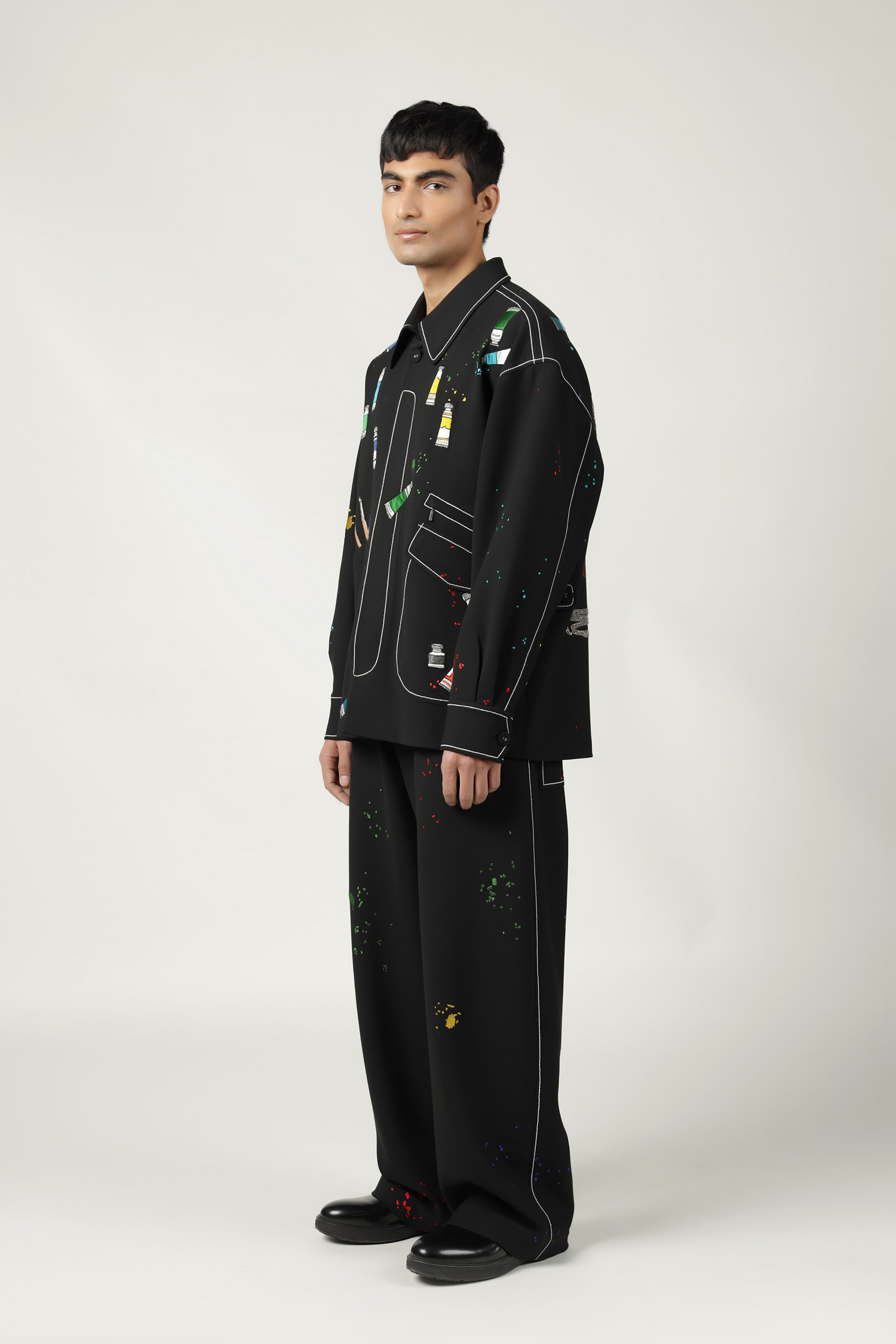 Pants Of "(Paint Tubes Oversized Jacket )"