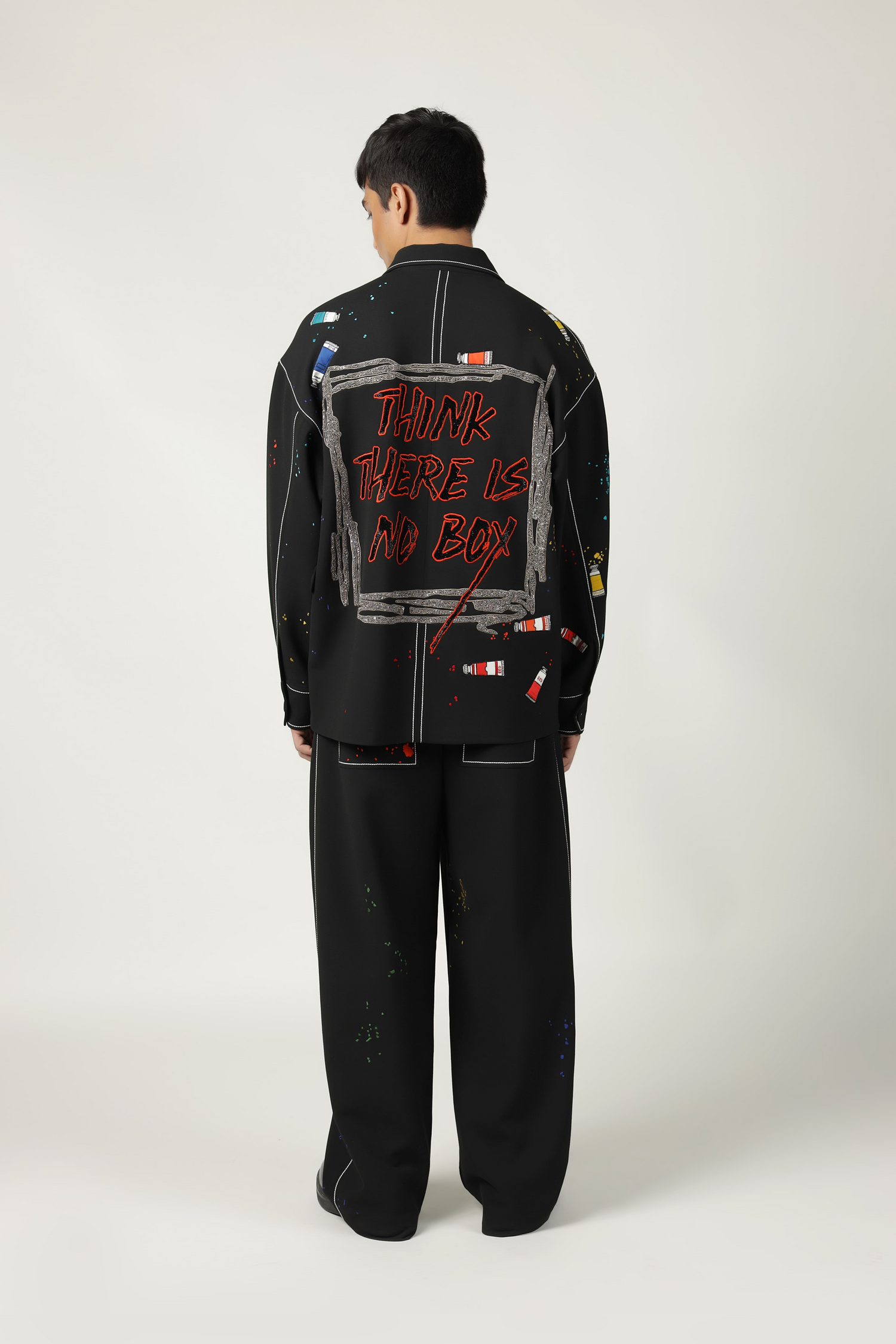 Pants Of "(Paint Tubes Oversized Jacket )"