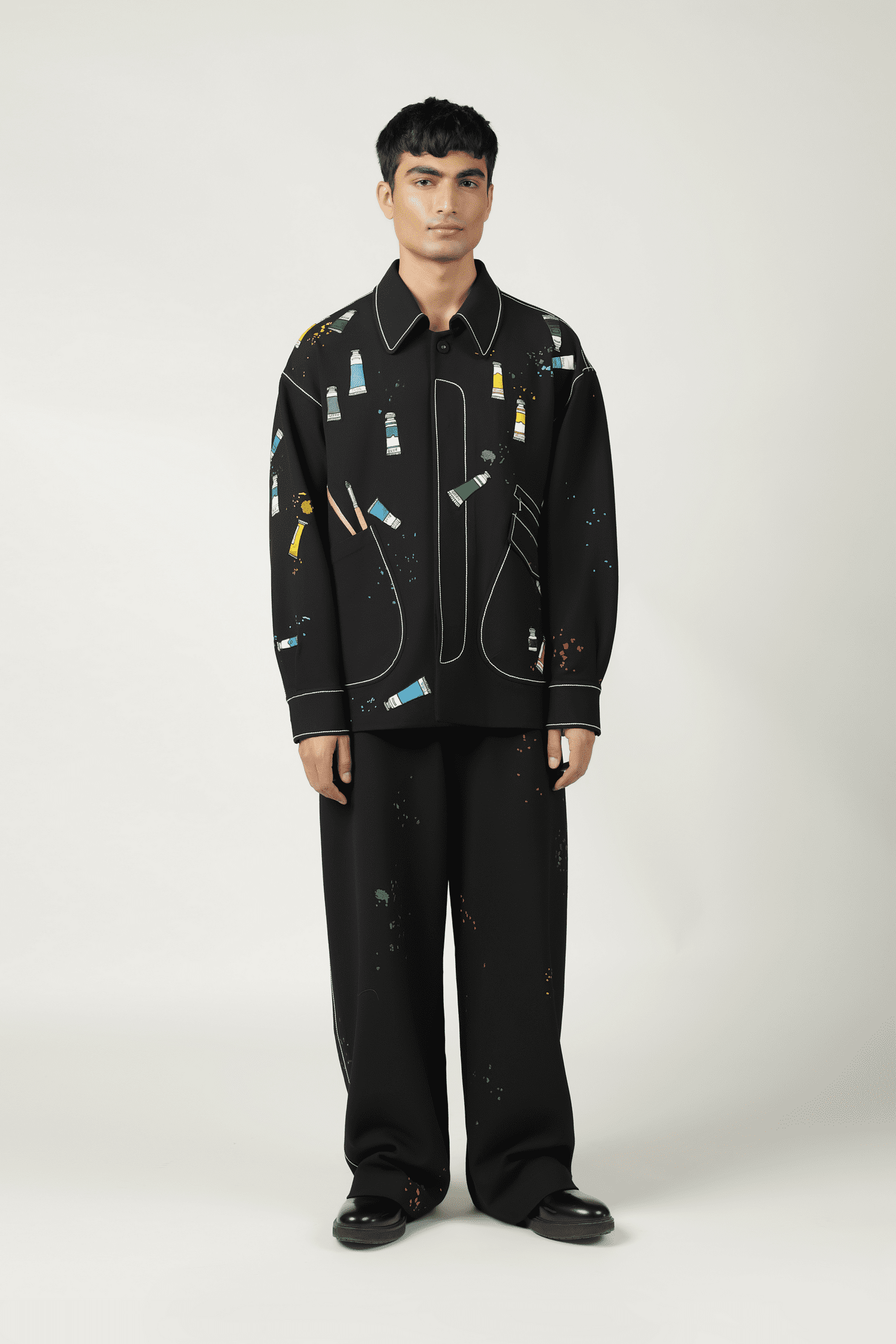 Paint Tubes Oversized Jacket