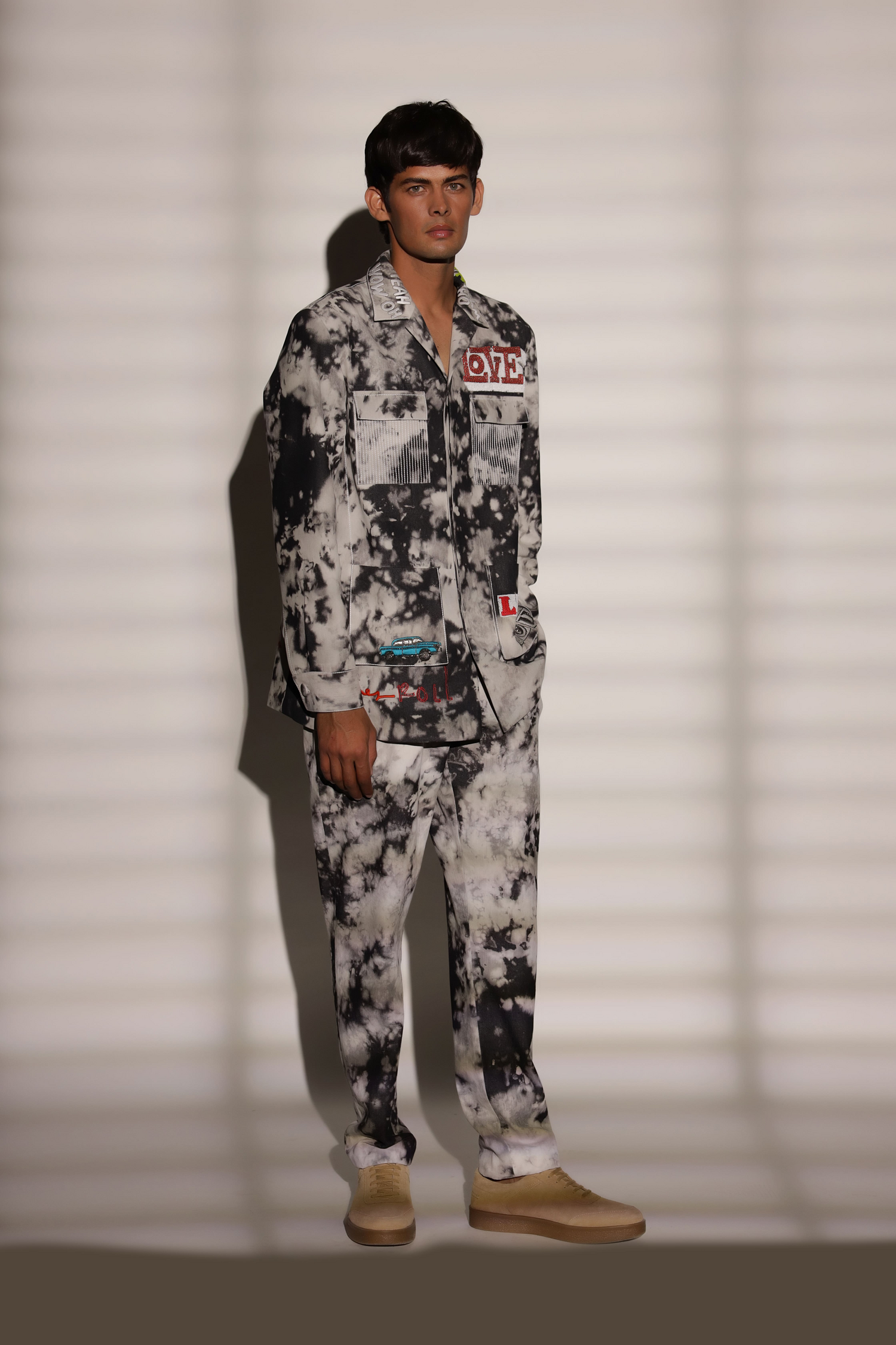 Good Times Roll' Jacket With Straight Pants