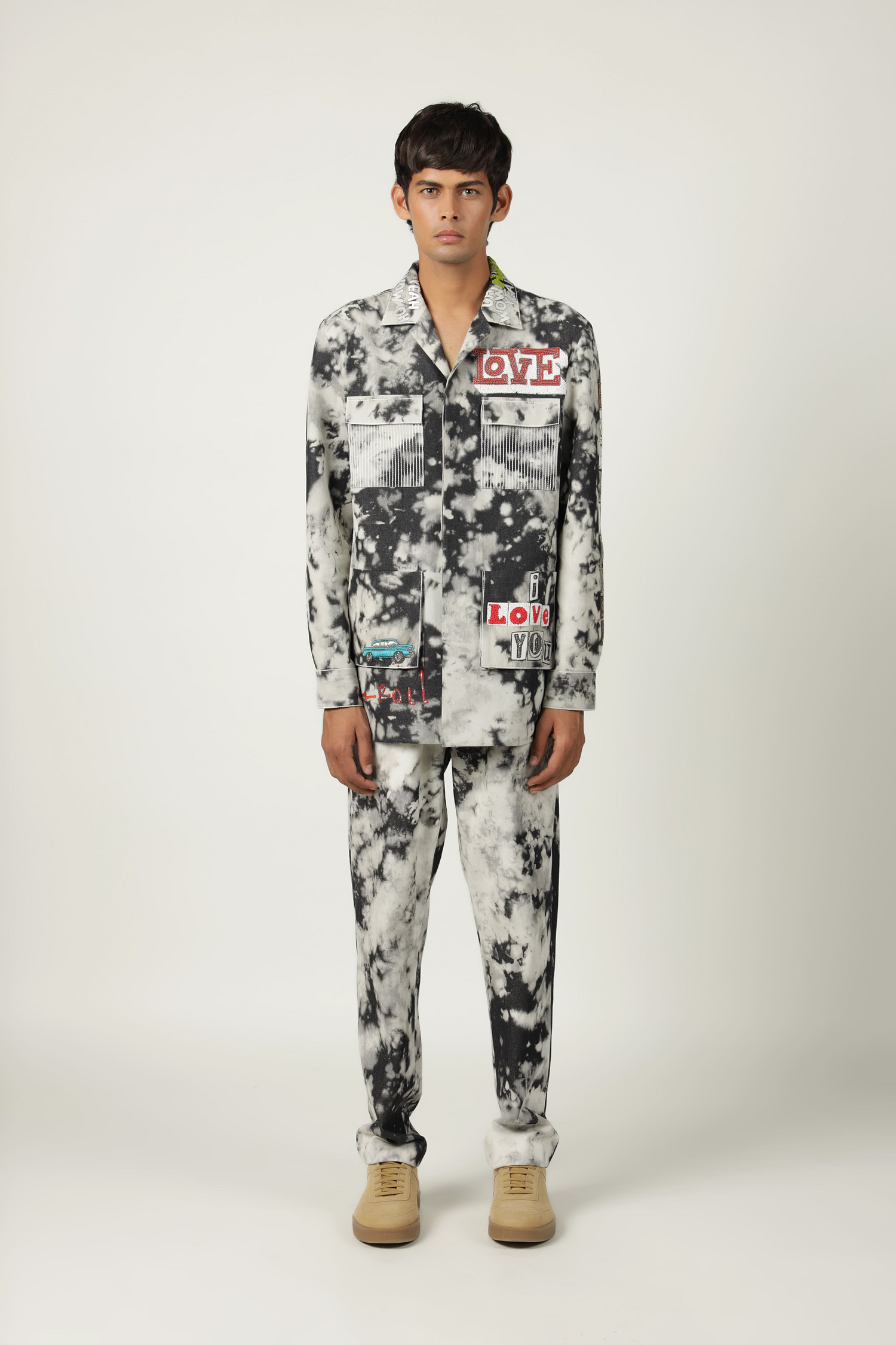 Good Times Roll' Jacket With Straight Pants