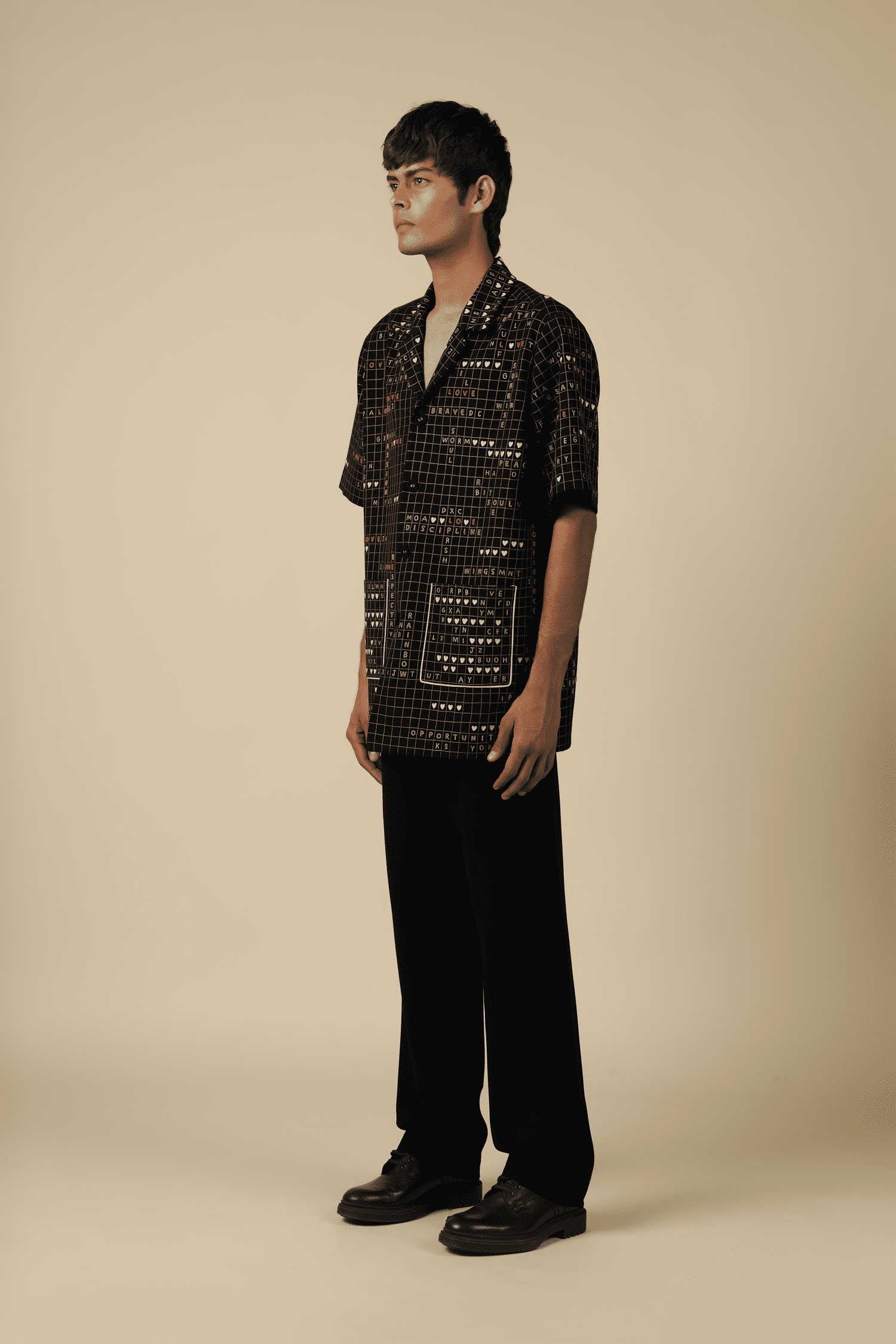Crossword Half Sleeve Jacket With Matching Pants