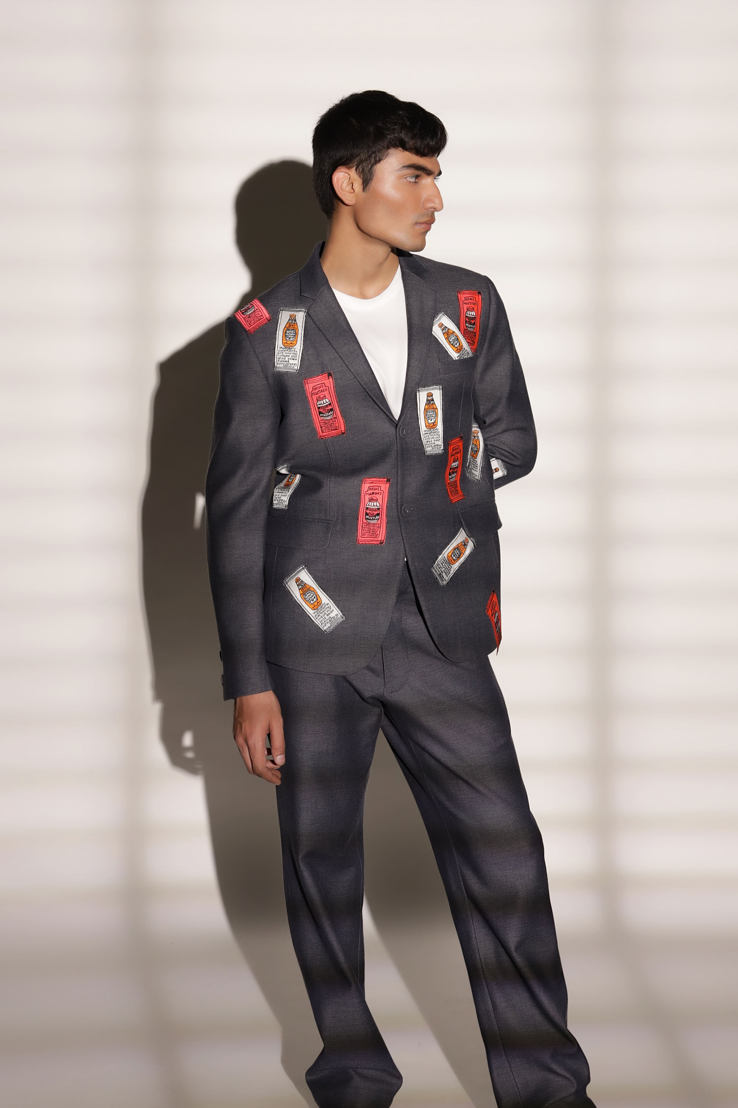 Straight Pants Of "(Sauce Sachet Blazer)"