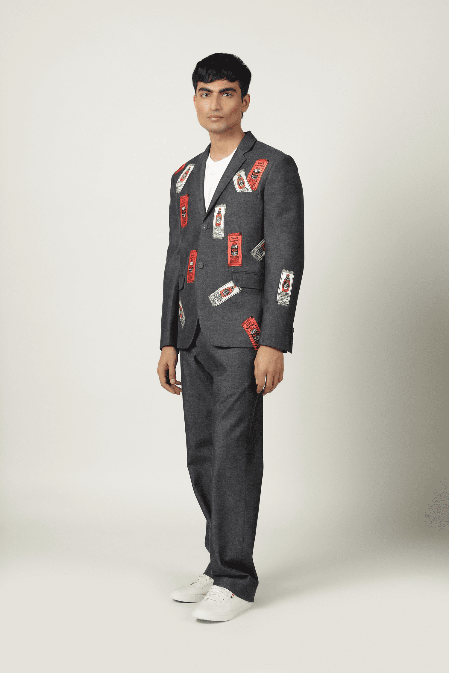 Sauce Sachet Blazer With Straight Pants
