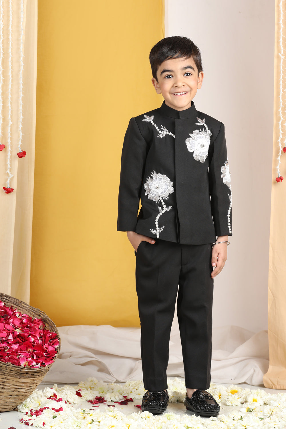 Sequence N Pearl Embroidery Sherwani With Pants