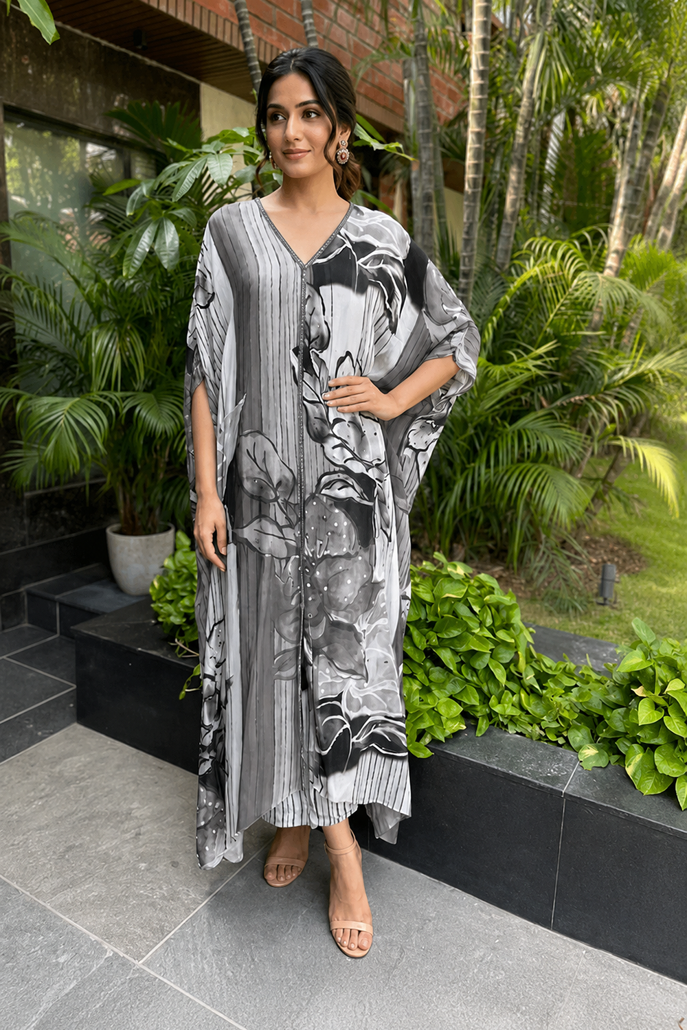 Bamboo Crepe Kaftan