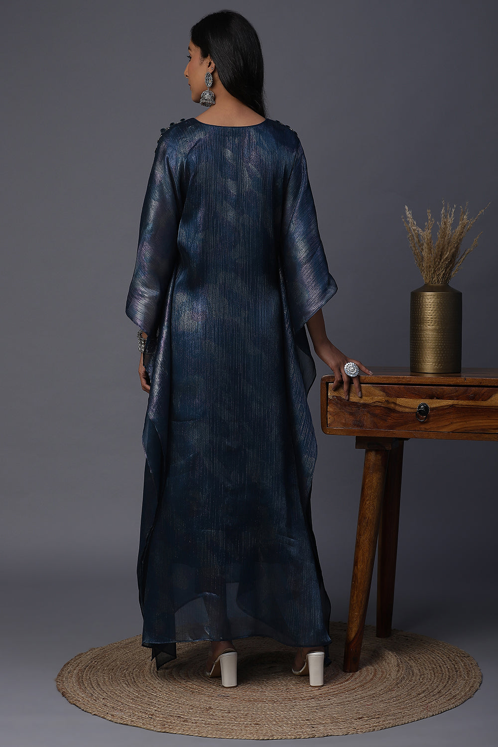Office Girl Handpainted Kaftan - Auraya Fashion - - #tag1# - #tag2# - #tag3# - #tag3#