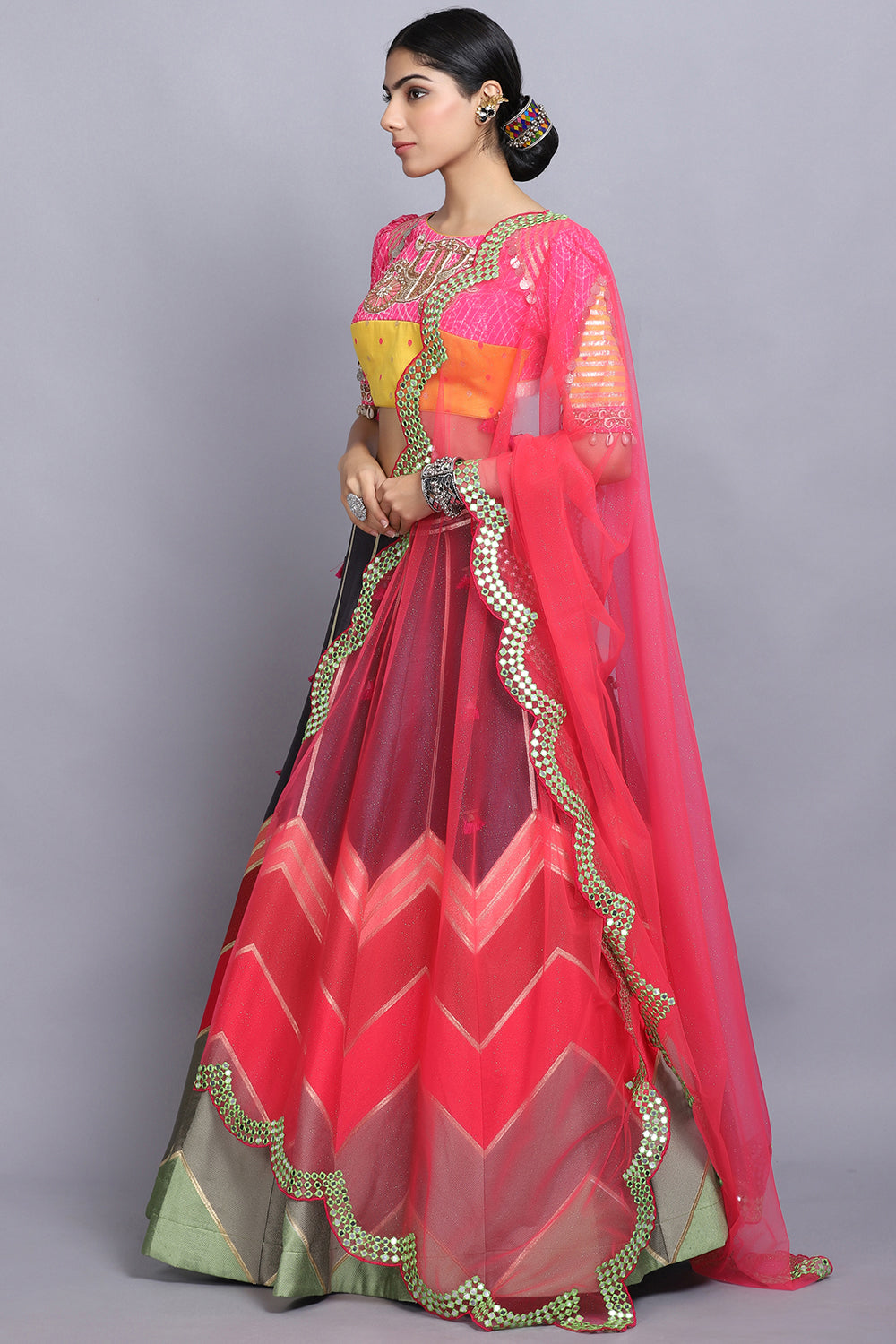Palki Lehnga Set - Auraya Fashion - - #tag1# - #tag2# - #tag3# - #tag3#