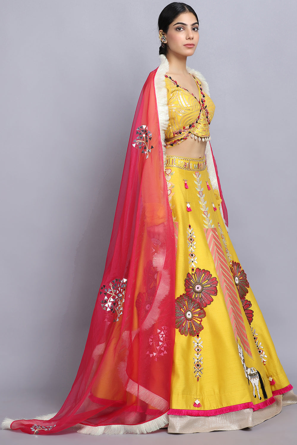 Ashwemegha Lehnga Set - Auraya Fashion - - #tag1# - #tag2# - #tag3# - #tag3#
