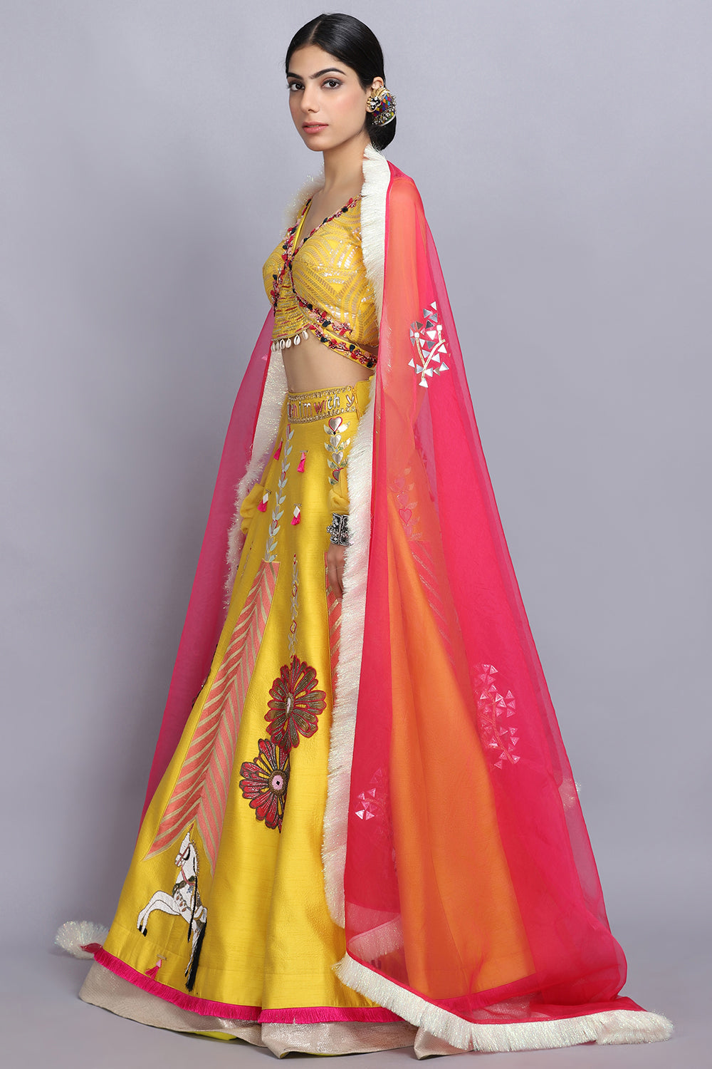Ashwemegha Lehnga Set - Auraya Fashion - - #tag1# - #tag2# - #tag3# - #tag3#