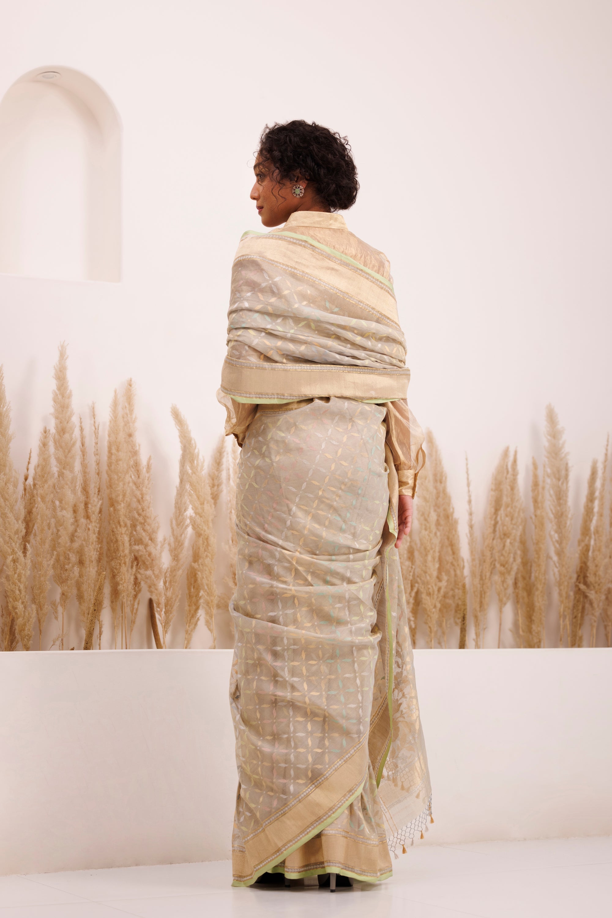 CY Chhaya Mehrotra Chandra Saree Back 1