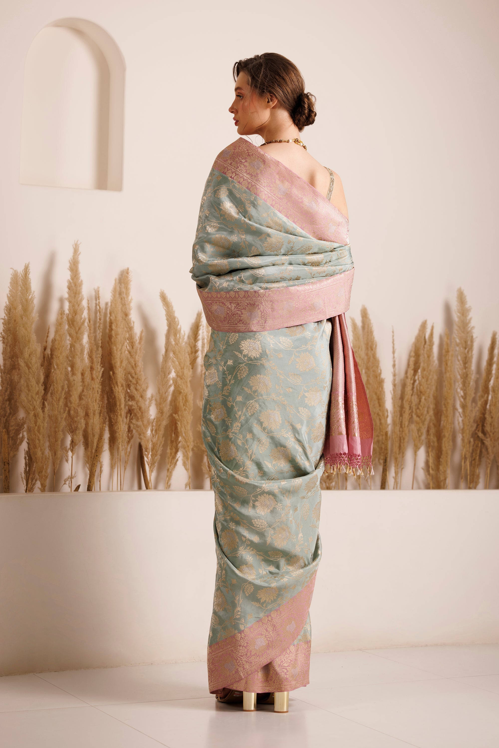 CY Chhaya Mehrotra Falak Saree Saree Back 1