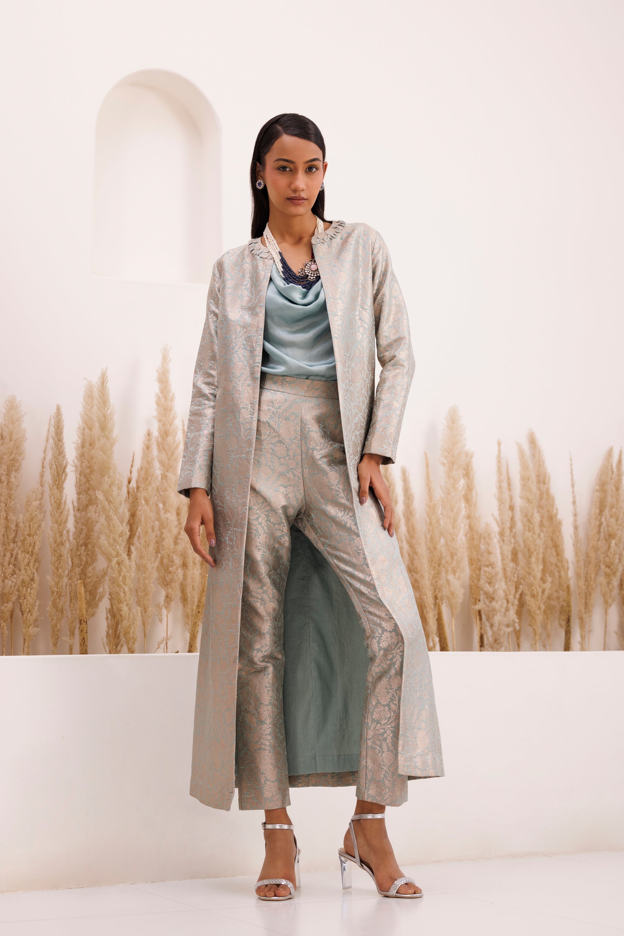 CY Chhaya Mehrotra Jenith Jacket Co-Ord Set Front 1