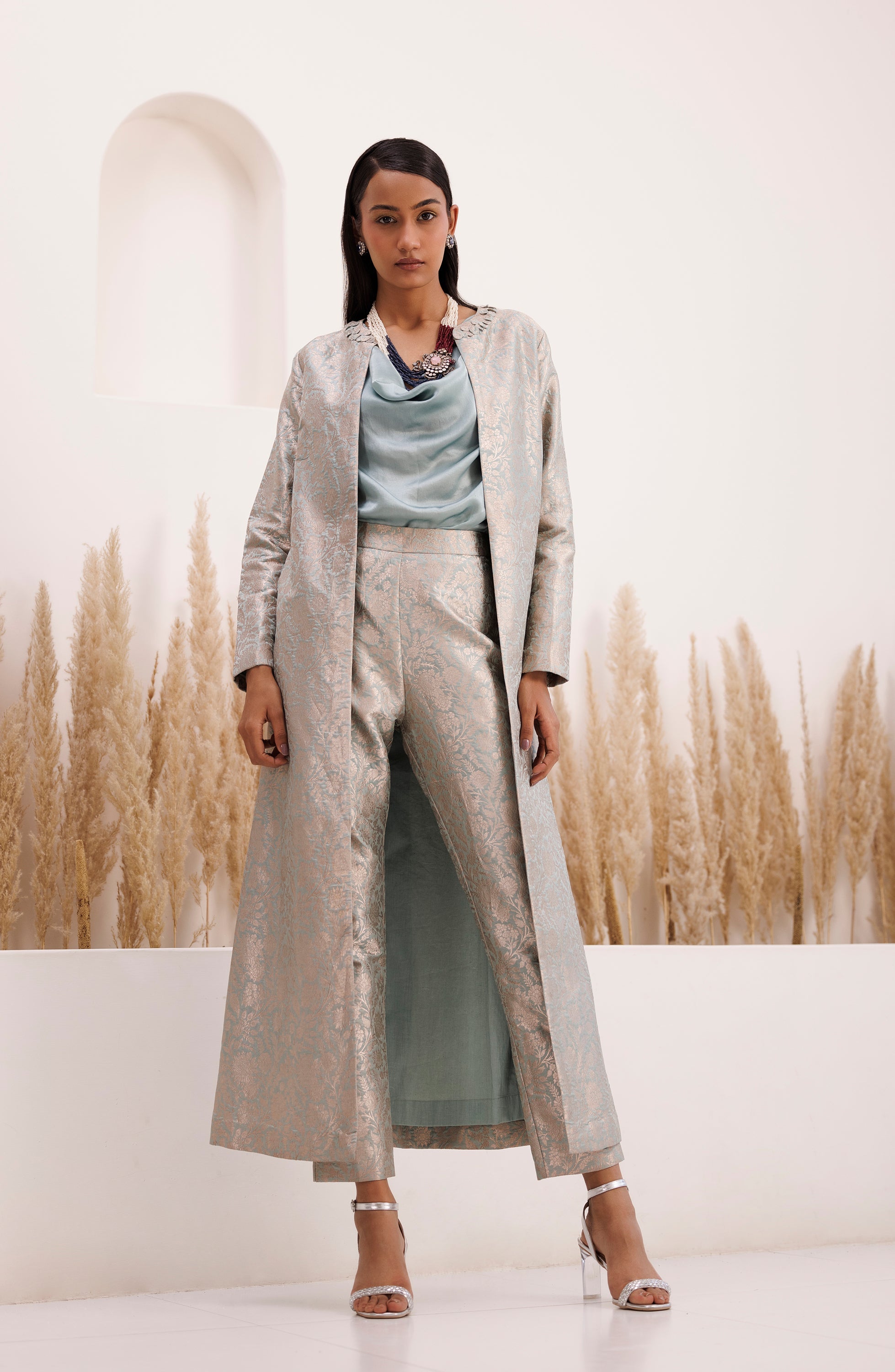 CY Chhaya Mehrotra Jenith Jacket Co-Ord Set Front 2