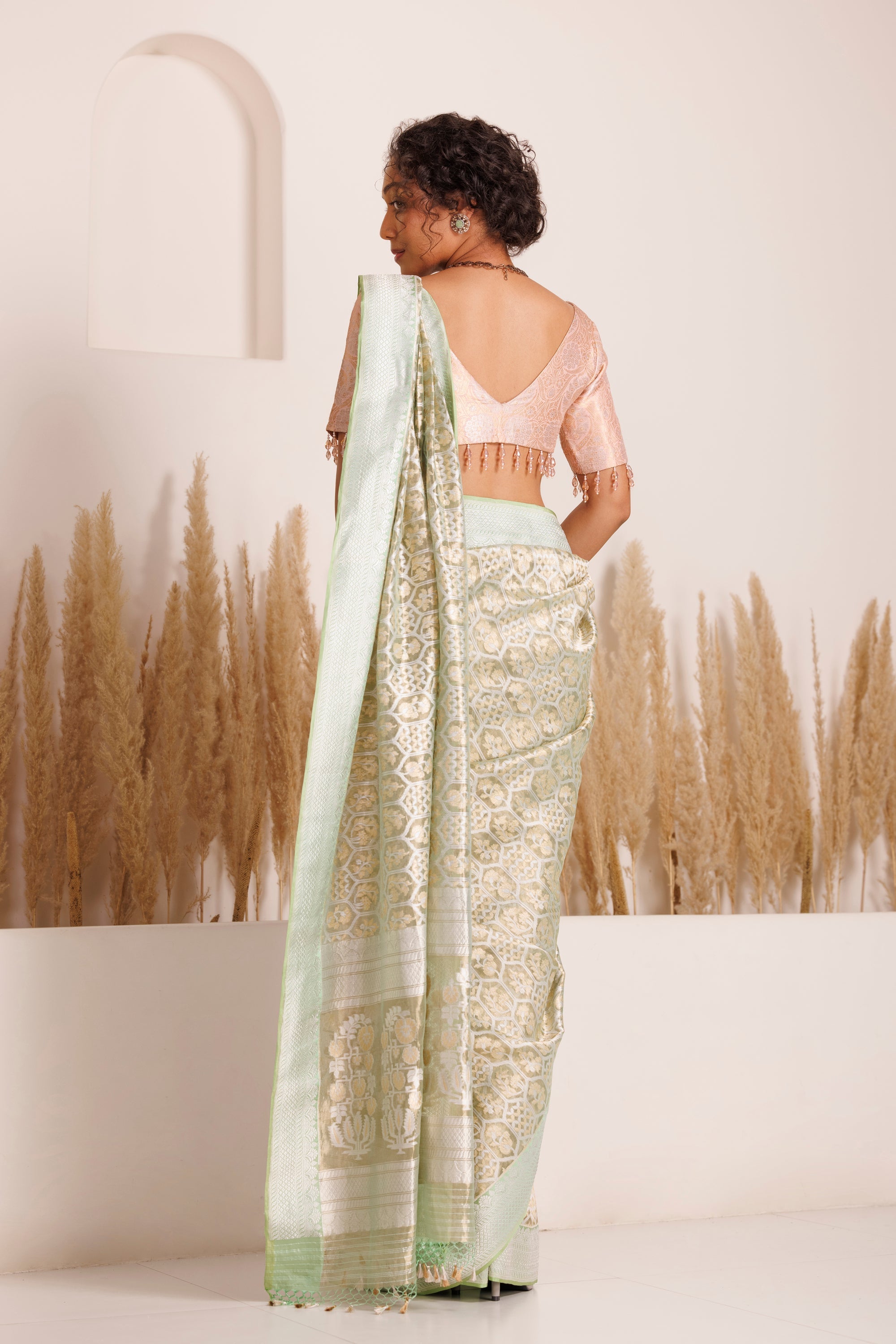 CY Chhaya Mehrotra Mishika Saree Back 1
