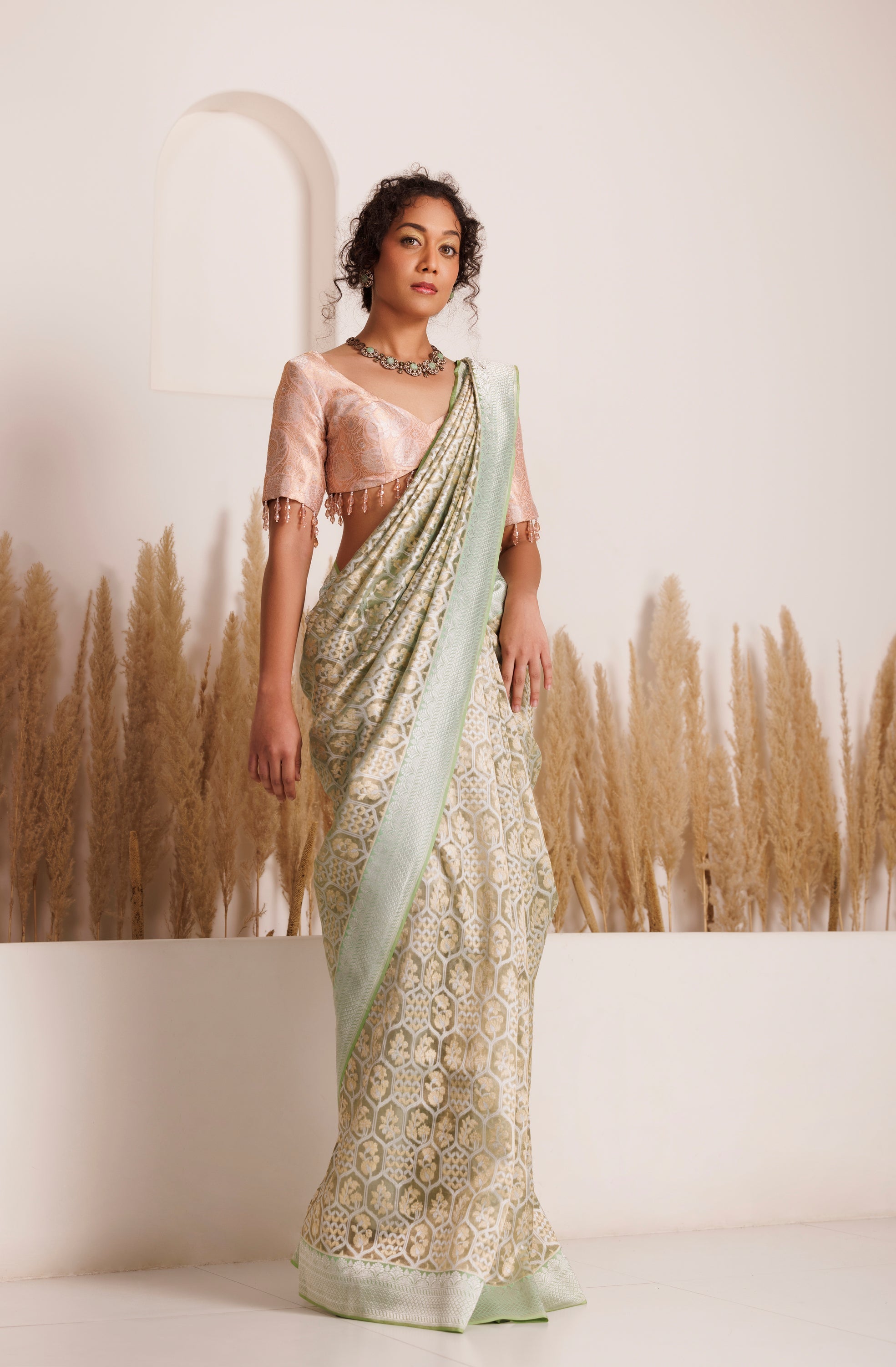 CY Chhaya Mehrotra Mishika Saree Front 2