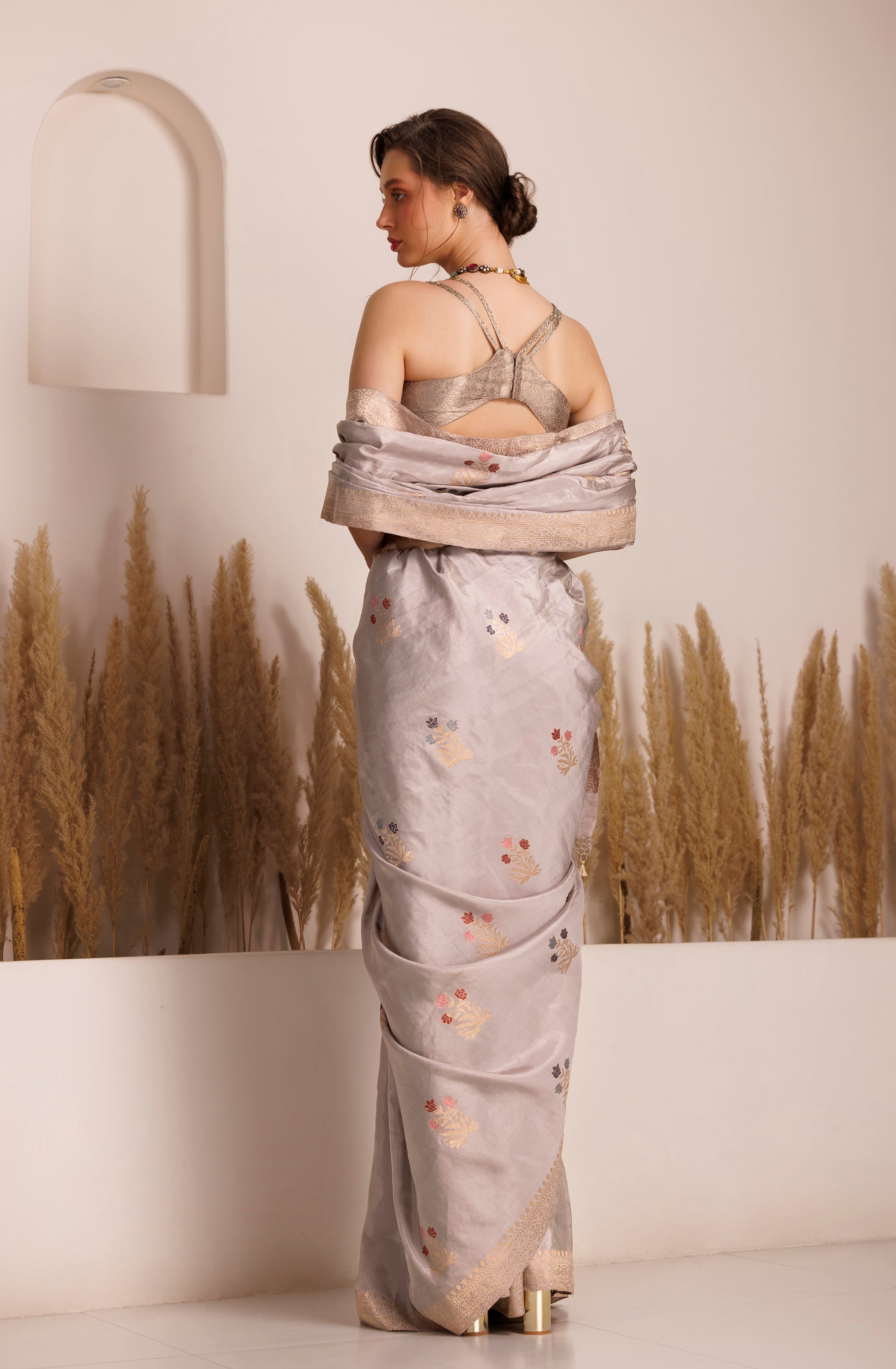 CY Chhaya Mehrotra Mudra Saree Back 1