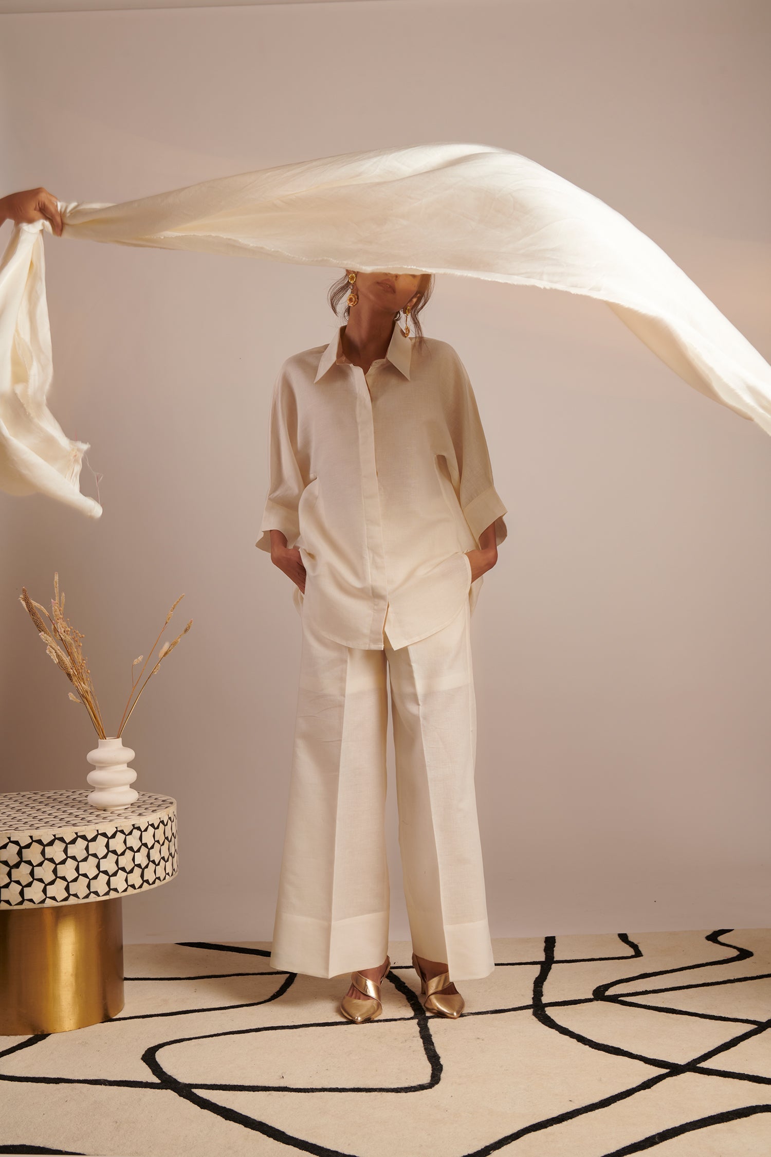 Serenity Co-Ord Set (Pearl)