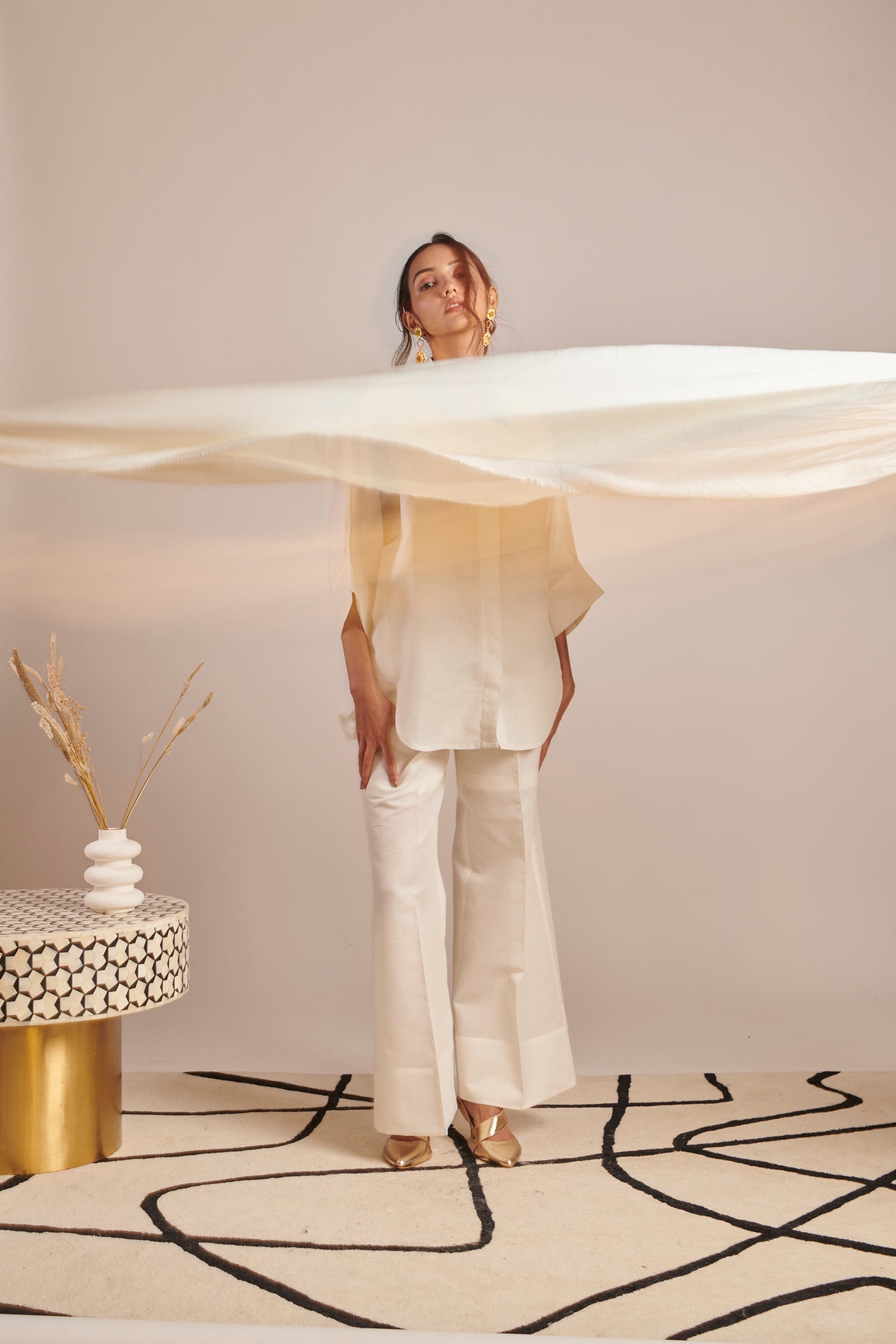 Serenity Co-Ord Set (Pearl)