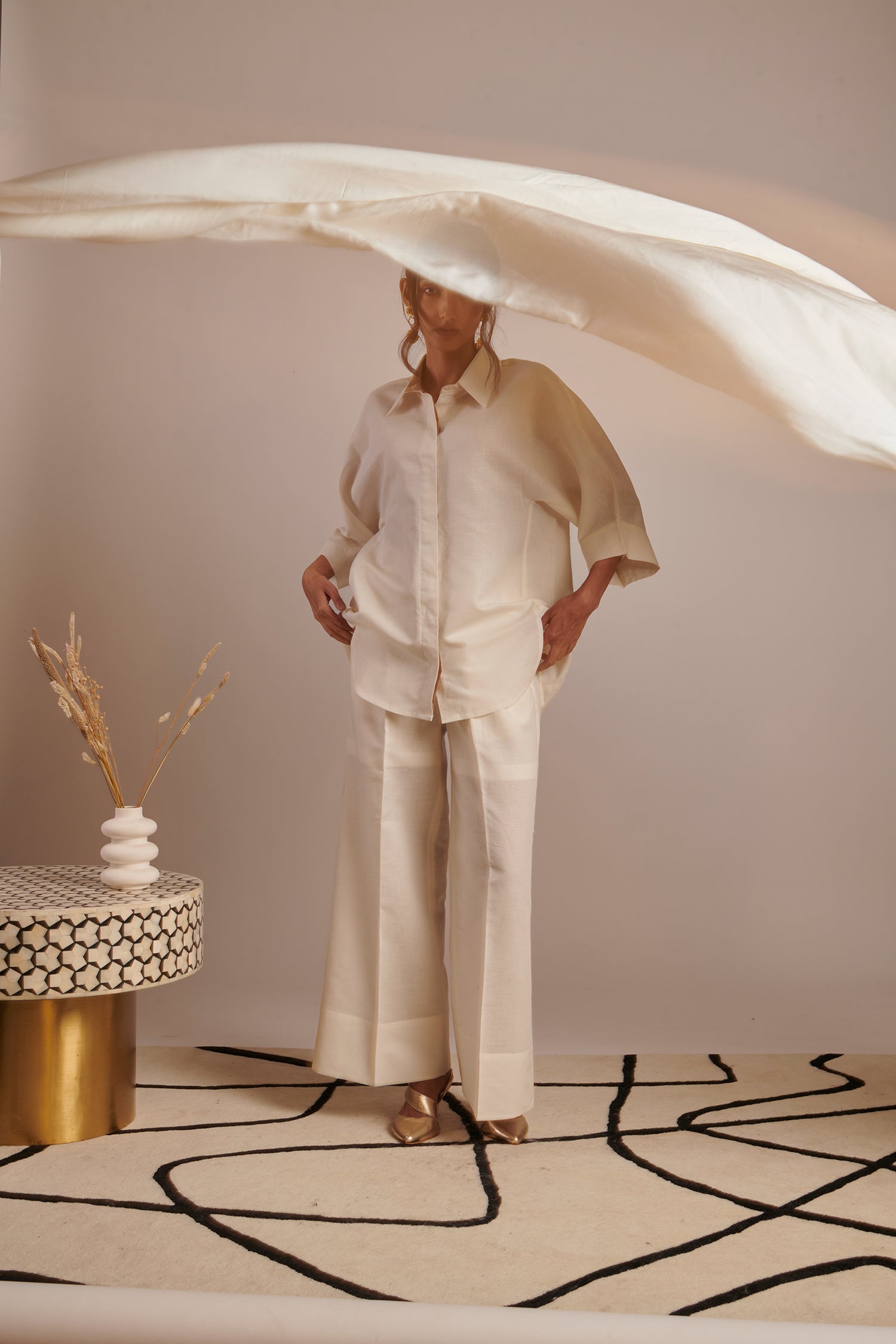 Serenity Co-Ord Set (Pearl)