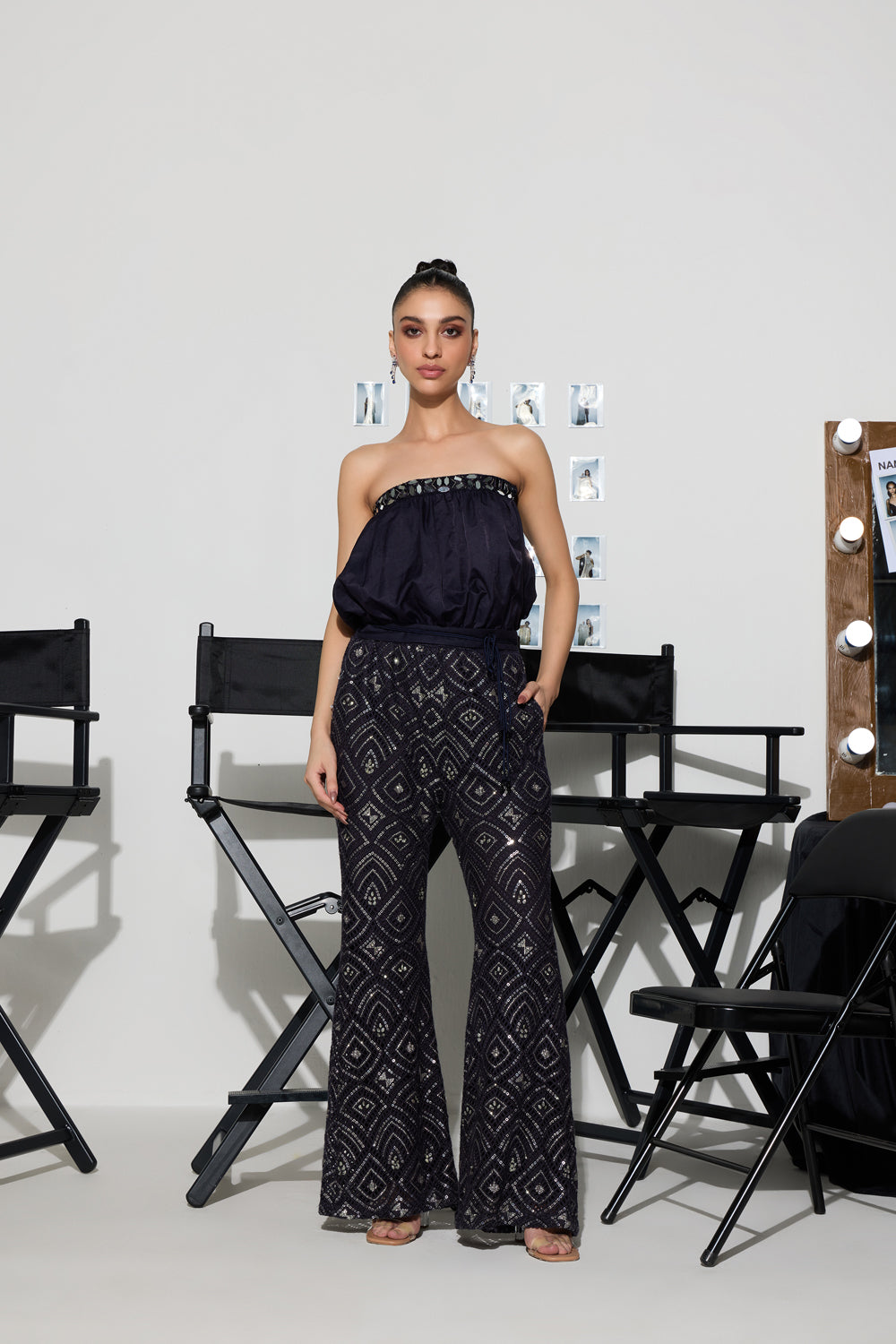 CY 29 India Off Shoulder Jumpsuit Front 1