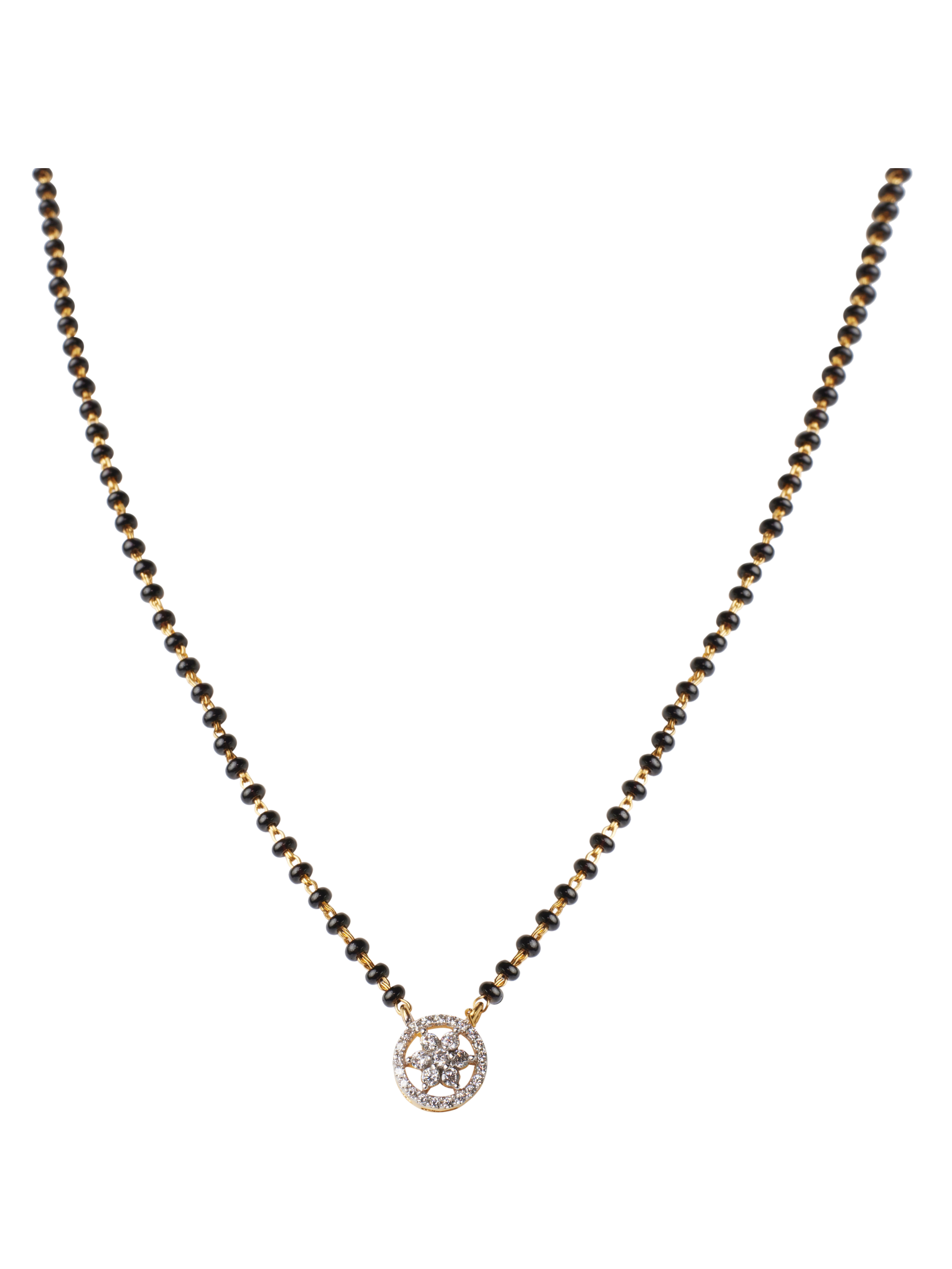 CY Sica Jewellery Cubic Zirconia Chakra Mangalsutra Front 1