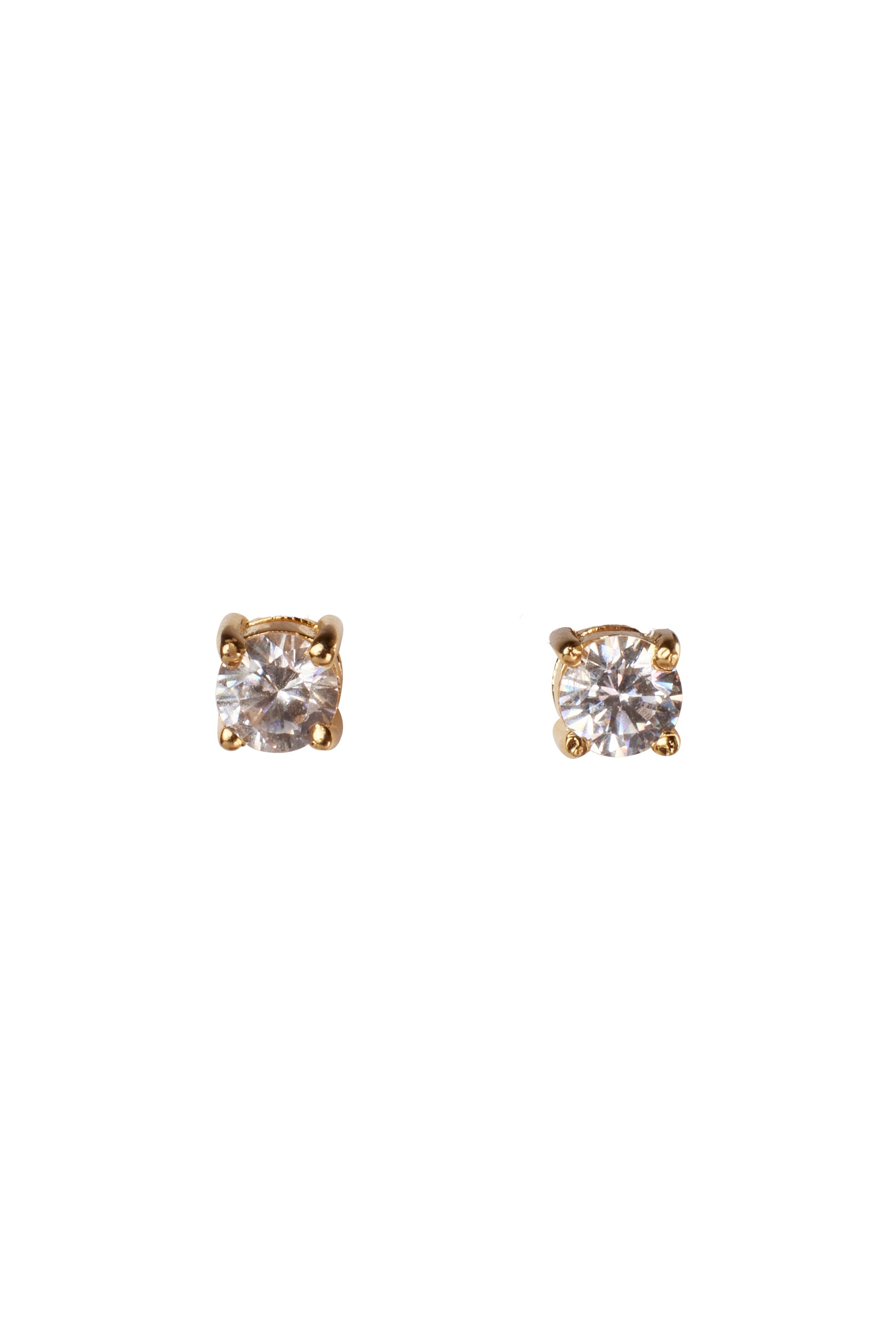 CY Sica Jewellery Cubic Zirconia Half Carat Earrings Front 1