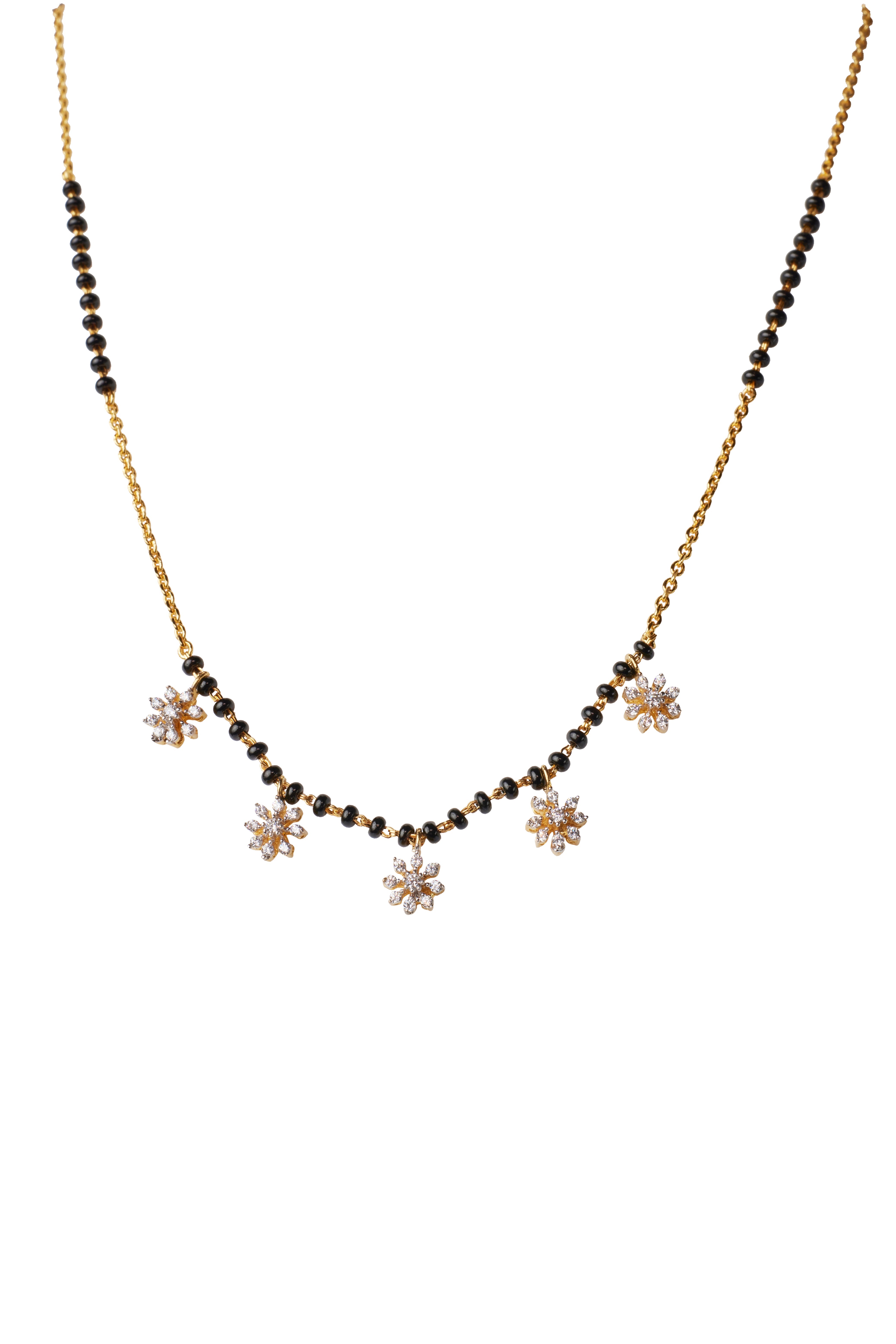 CY Sica Jewellery Cubic Zirconia Lavender Mangalsutra Front 1