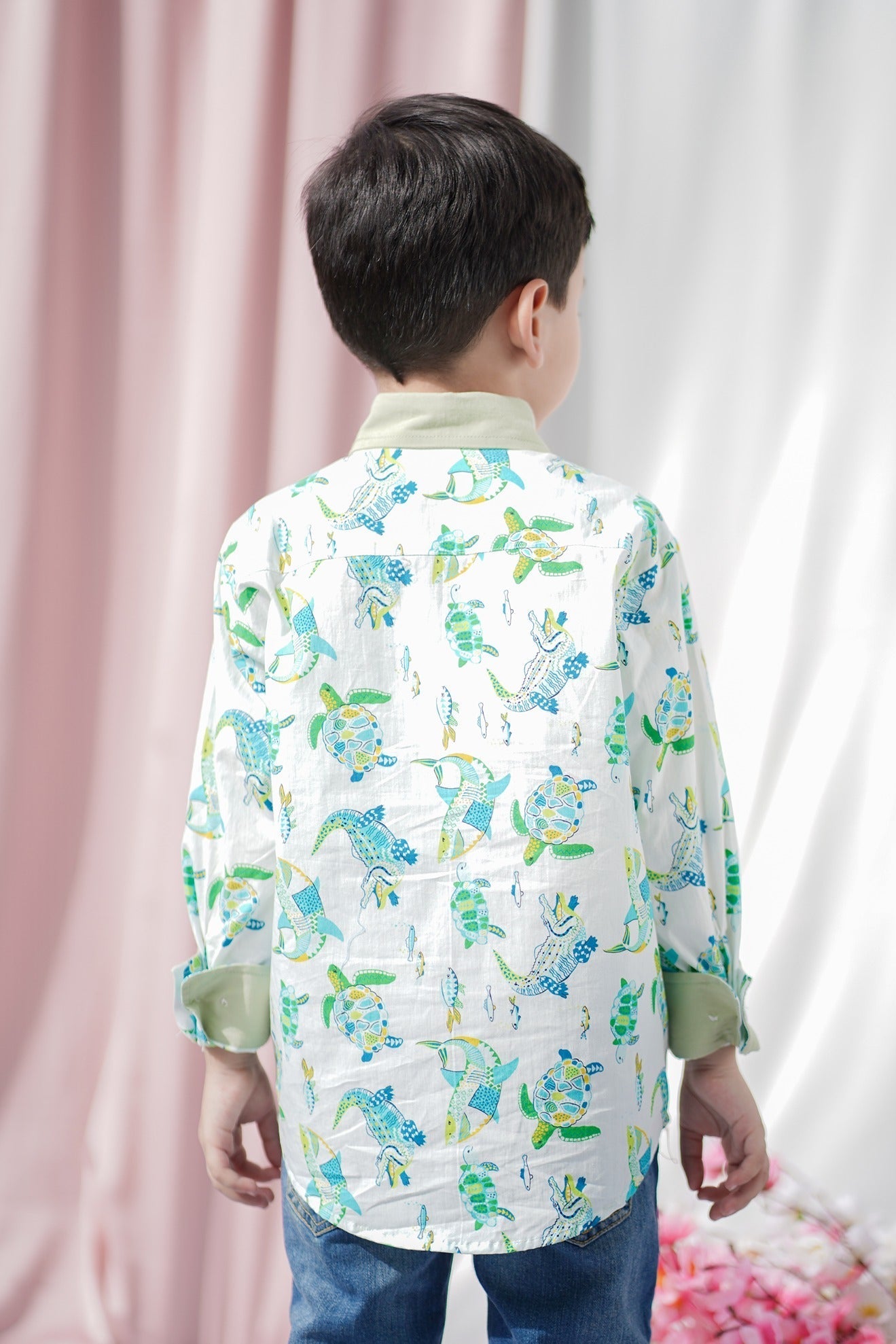 "Ocean Explorer" Kids Cotton Shirt - CuddlesClothing