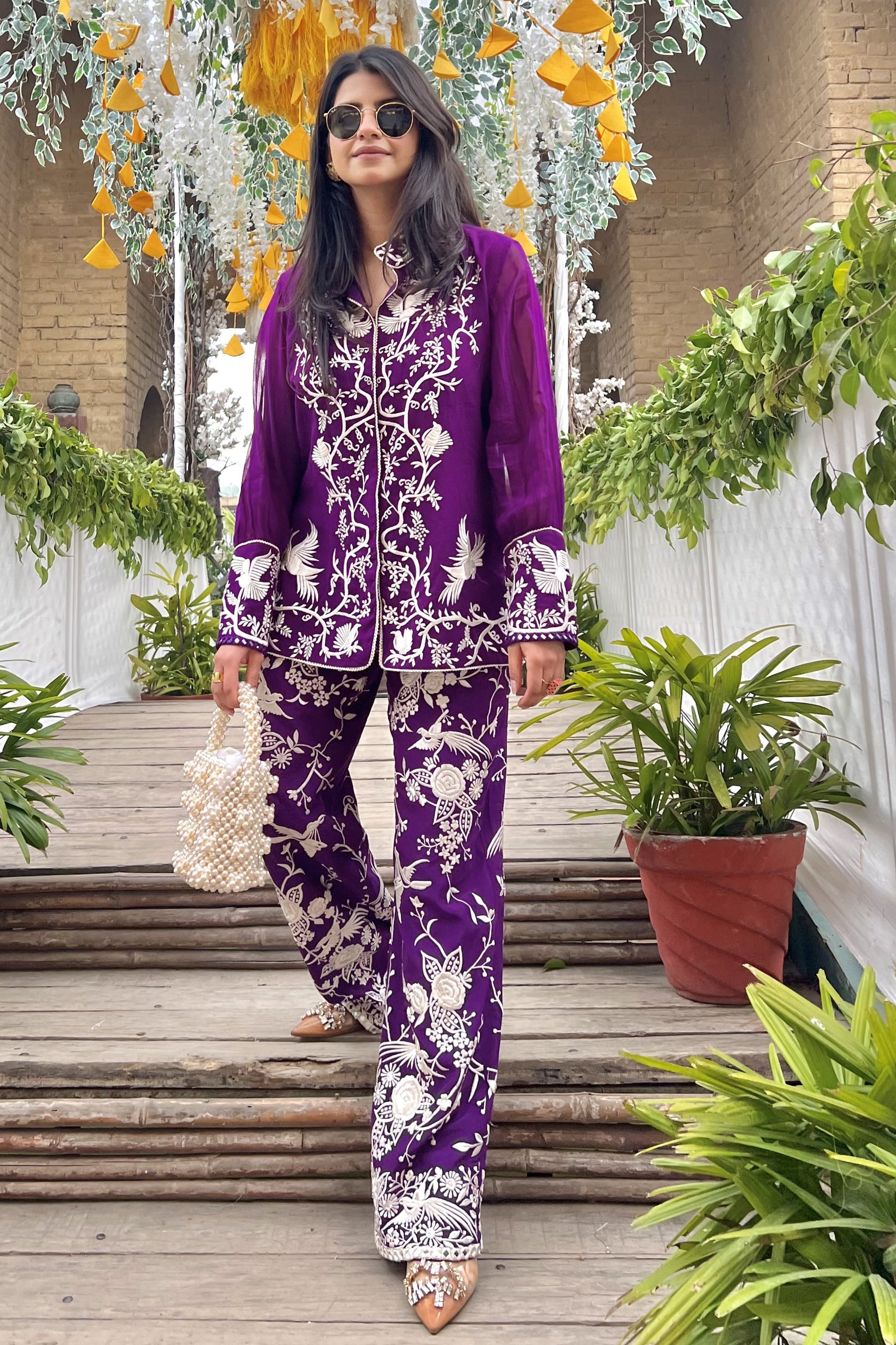 CY Dhriti Mehra In Gaara Jacket Set By 29 India Front 1