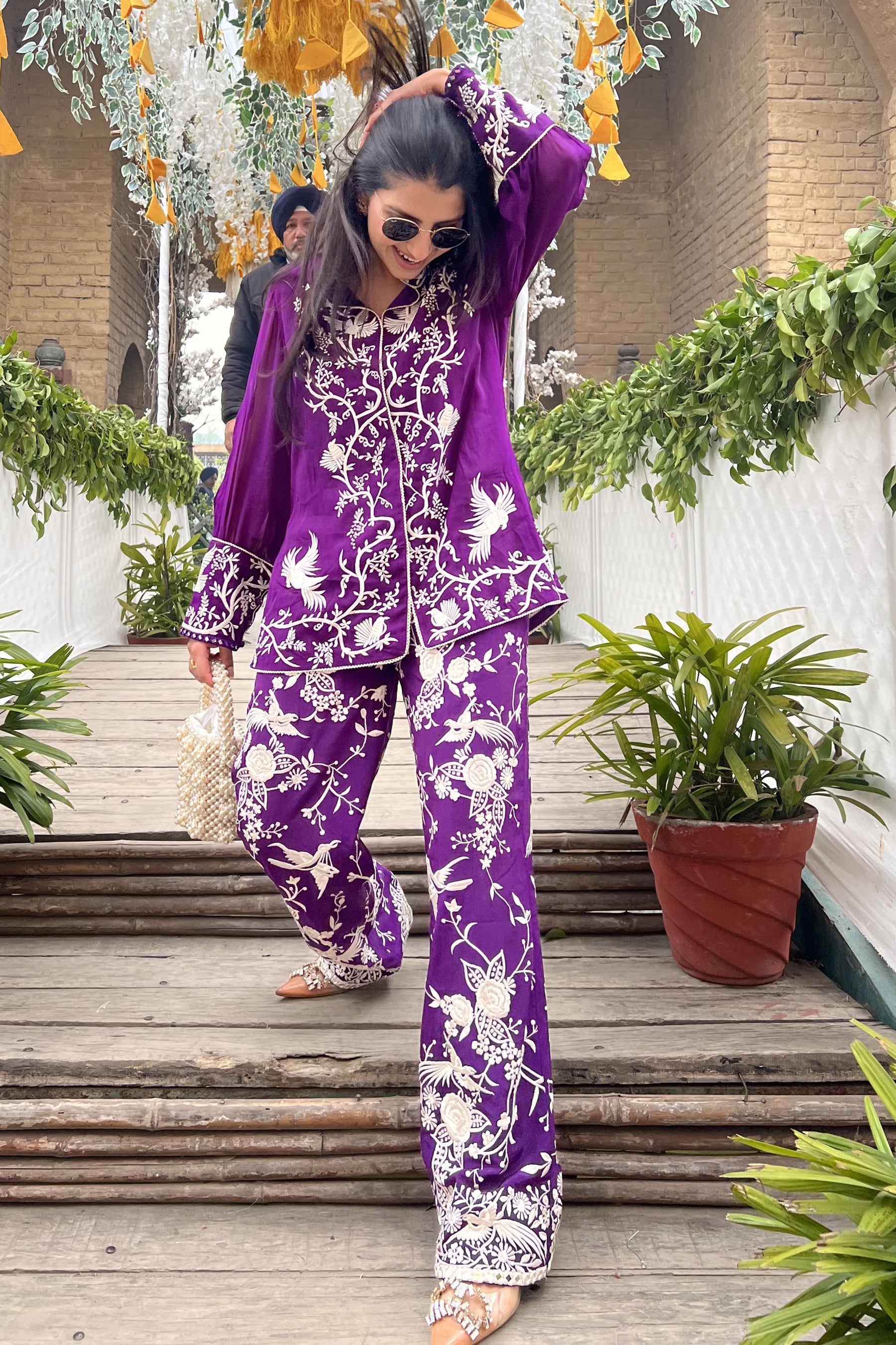 CY Dhriti Mehra In Gaara Jacket Set By 29 India Front 2