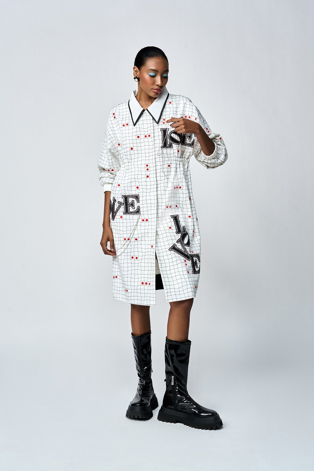 Partial Payment for LOVE CHECKS PARKA DRESS - XS PartialPayment