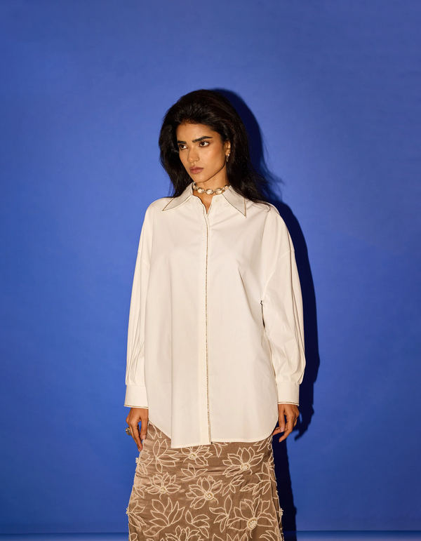 CY Esha Arora White Shirt Front 1