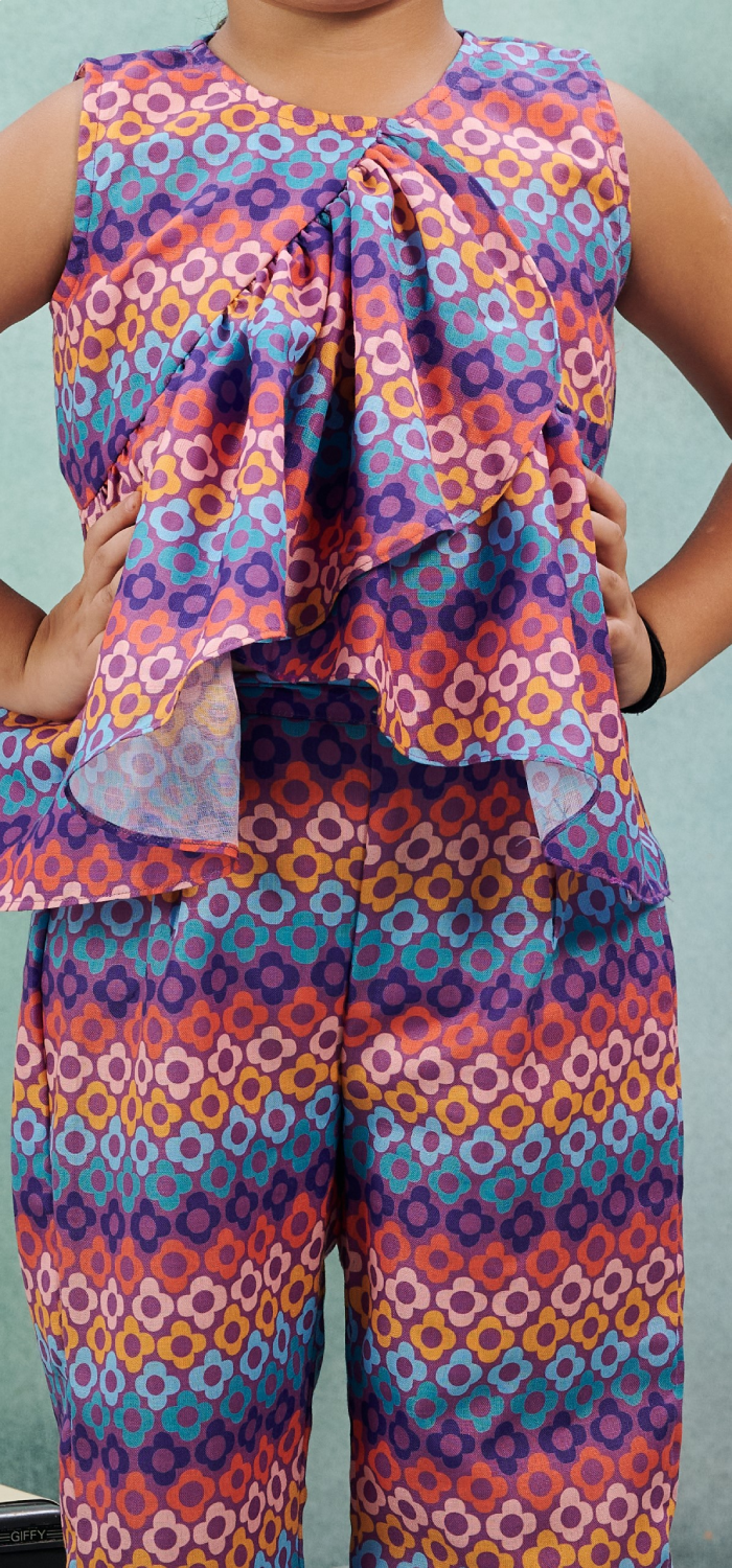 FLORAL PLAYFUL CORD SET